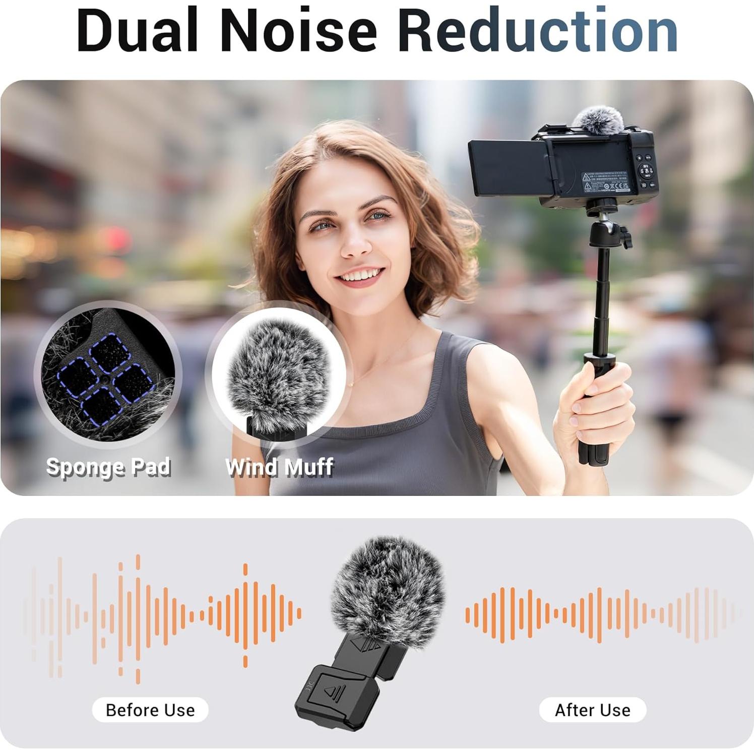 Muff de Viento JJC para Zapata Fría Canon PowerShot V1