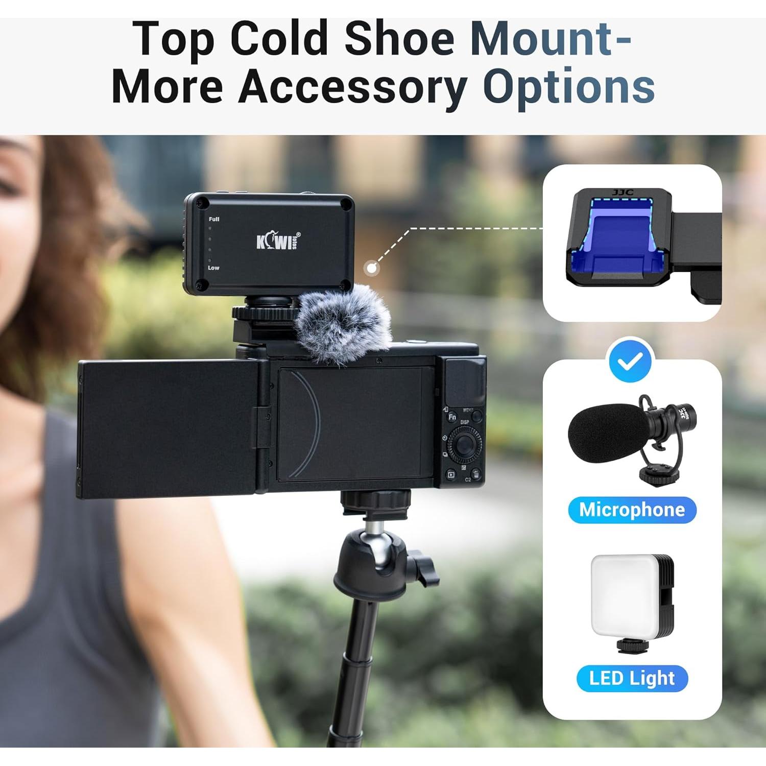 Muff de Viento JJC para Zapata Fría Canon PowerShot V1