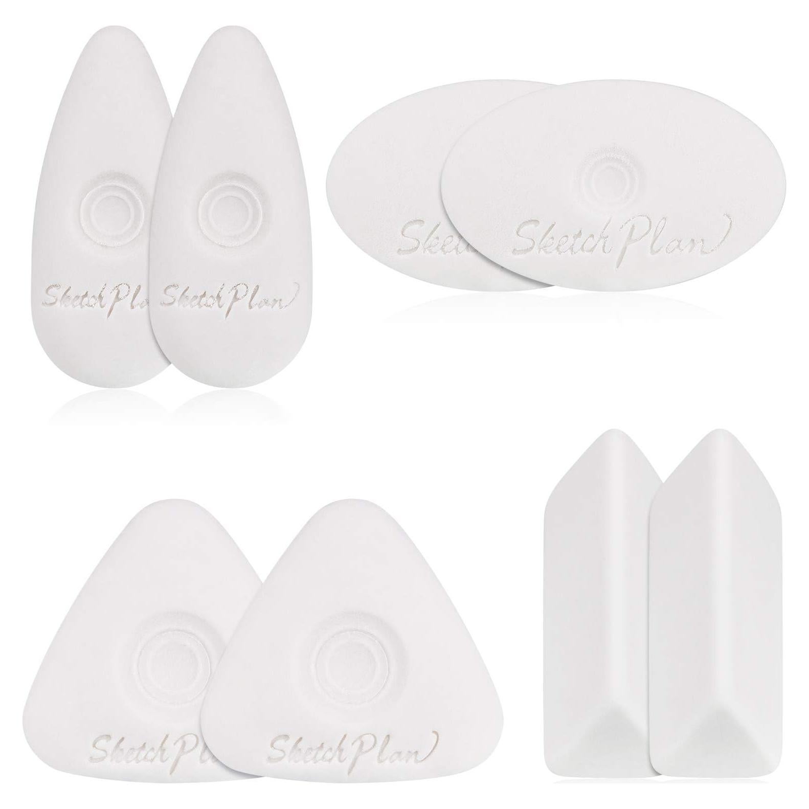 Borradores en Cubo Outus - 8 Piezas de Vinilo Blanco