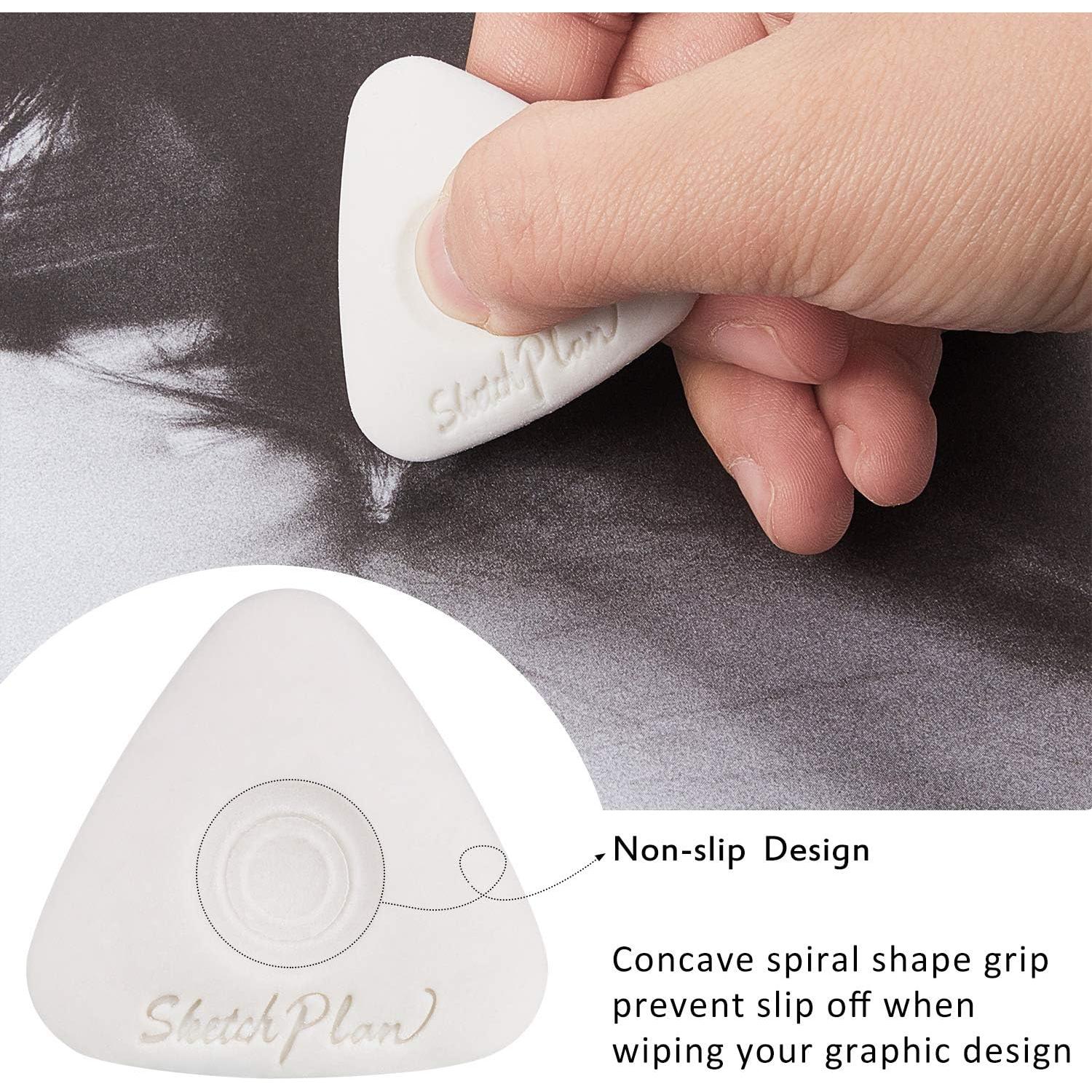 Borradores en Cubo Outus - 8 Piezas de Vinilo Blanco