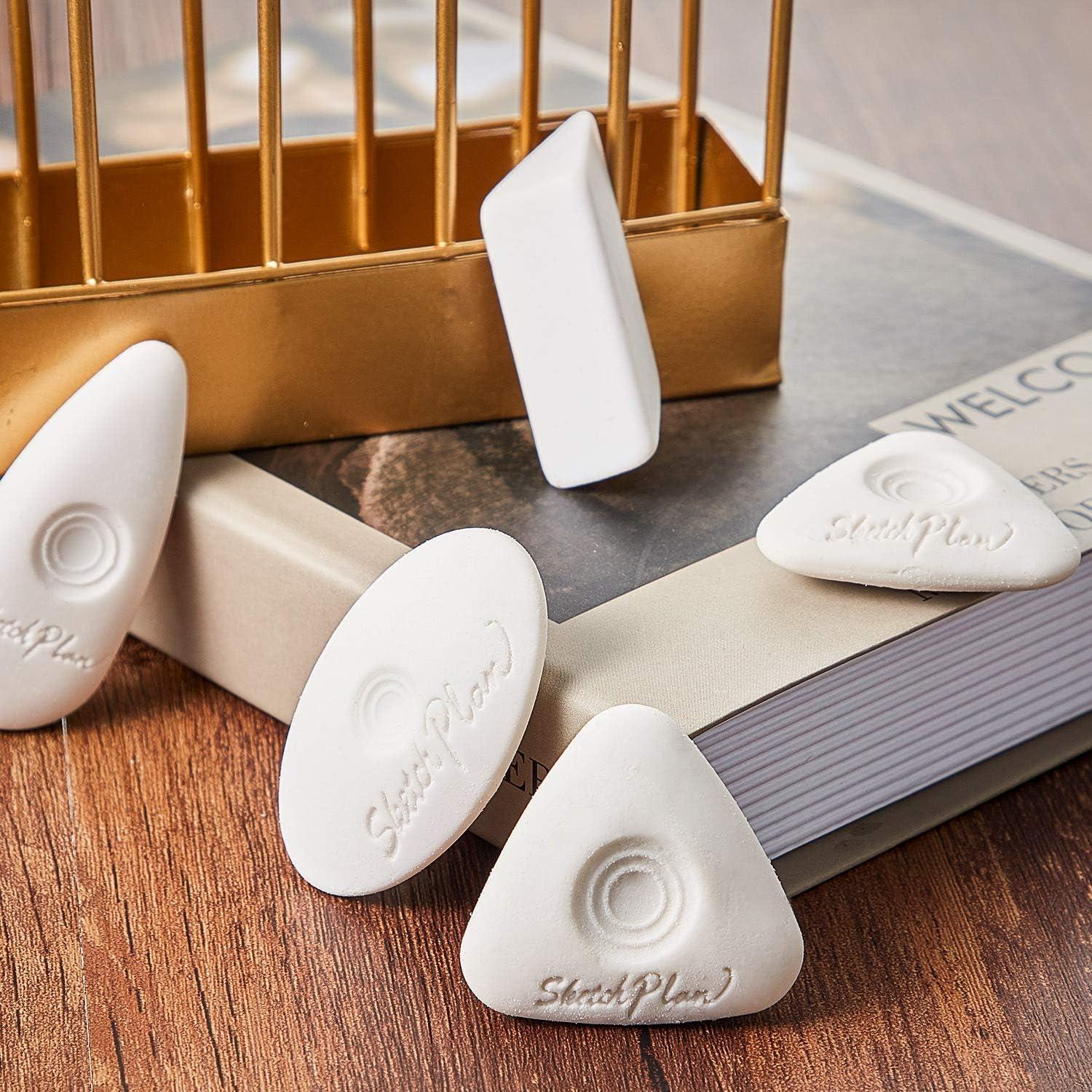 Borradores en Cubo Outus - 8 Piezas de Vinilo Blanco