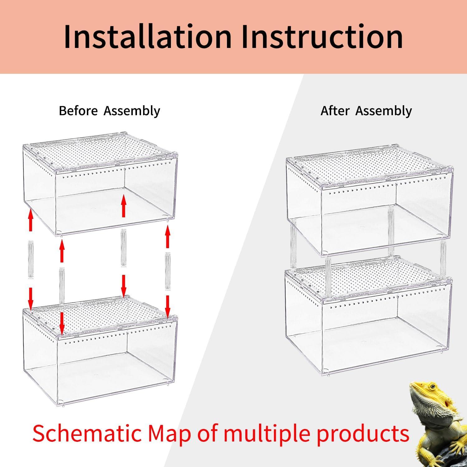 Recinto para Reptiles Reptile Growth 30.48x20.32x15.24 cm