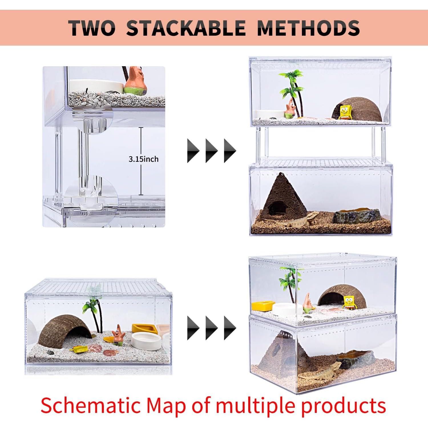 Recinto para Reptiles Reptile Growth 30.48x20.32x15.24 cm
