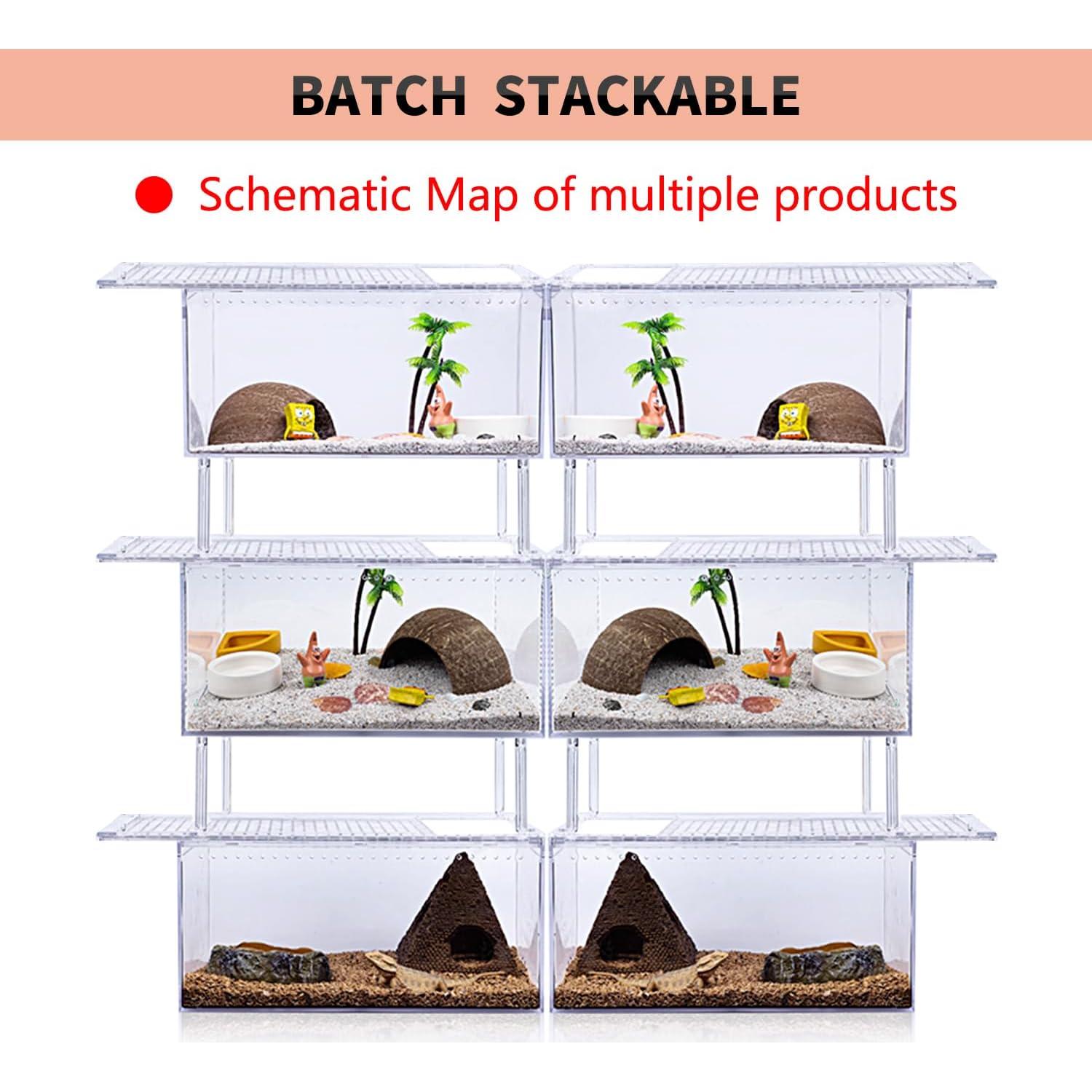 Recinto para Reptiles Reptile Growth 30.48x20.32x15.24 cm