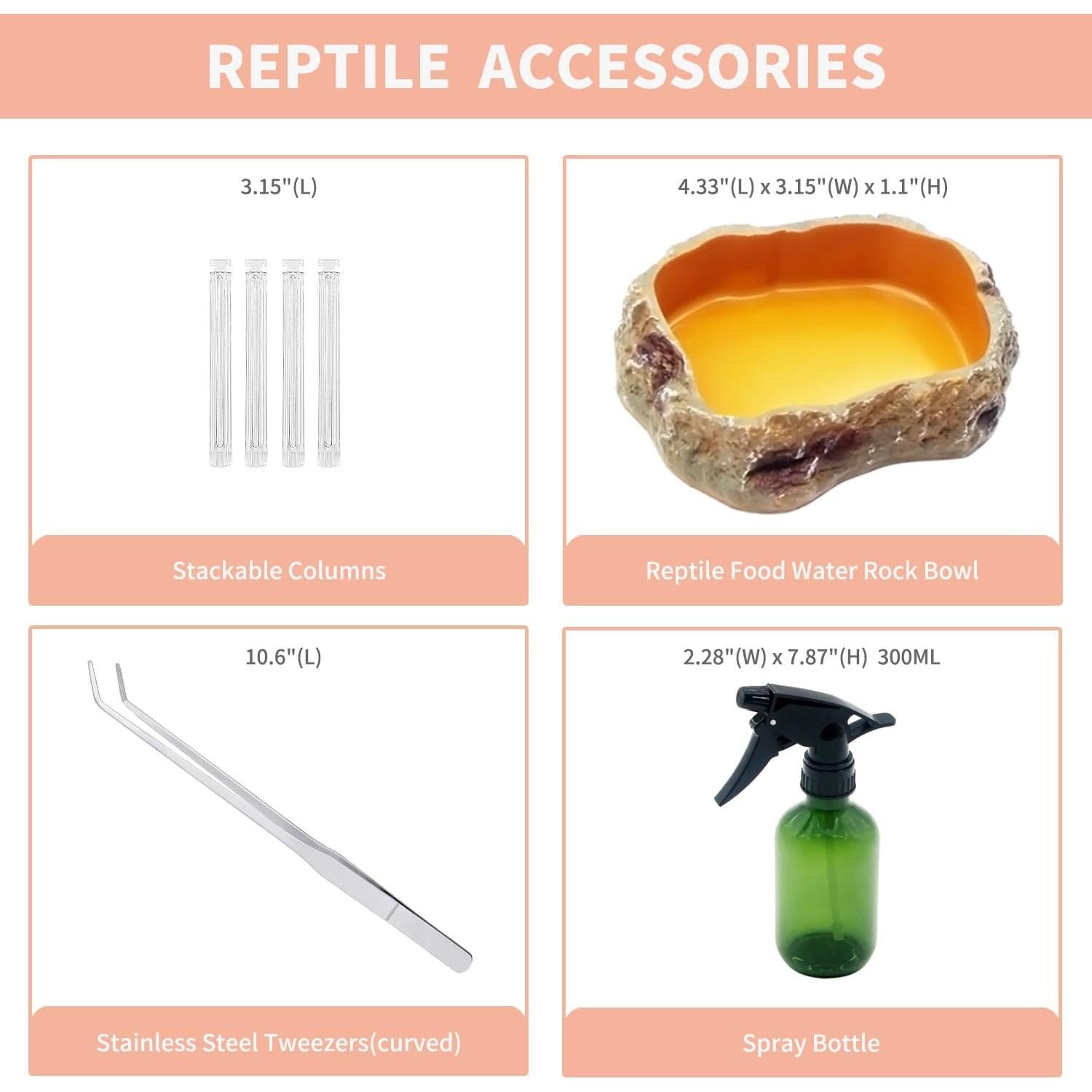 Recinto para Reptiles Reptile Growth 30.48x20.32x15.24 cm