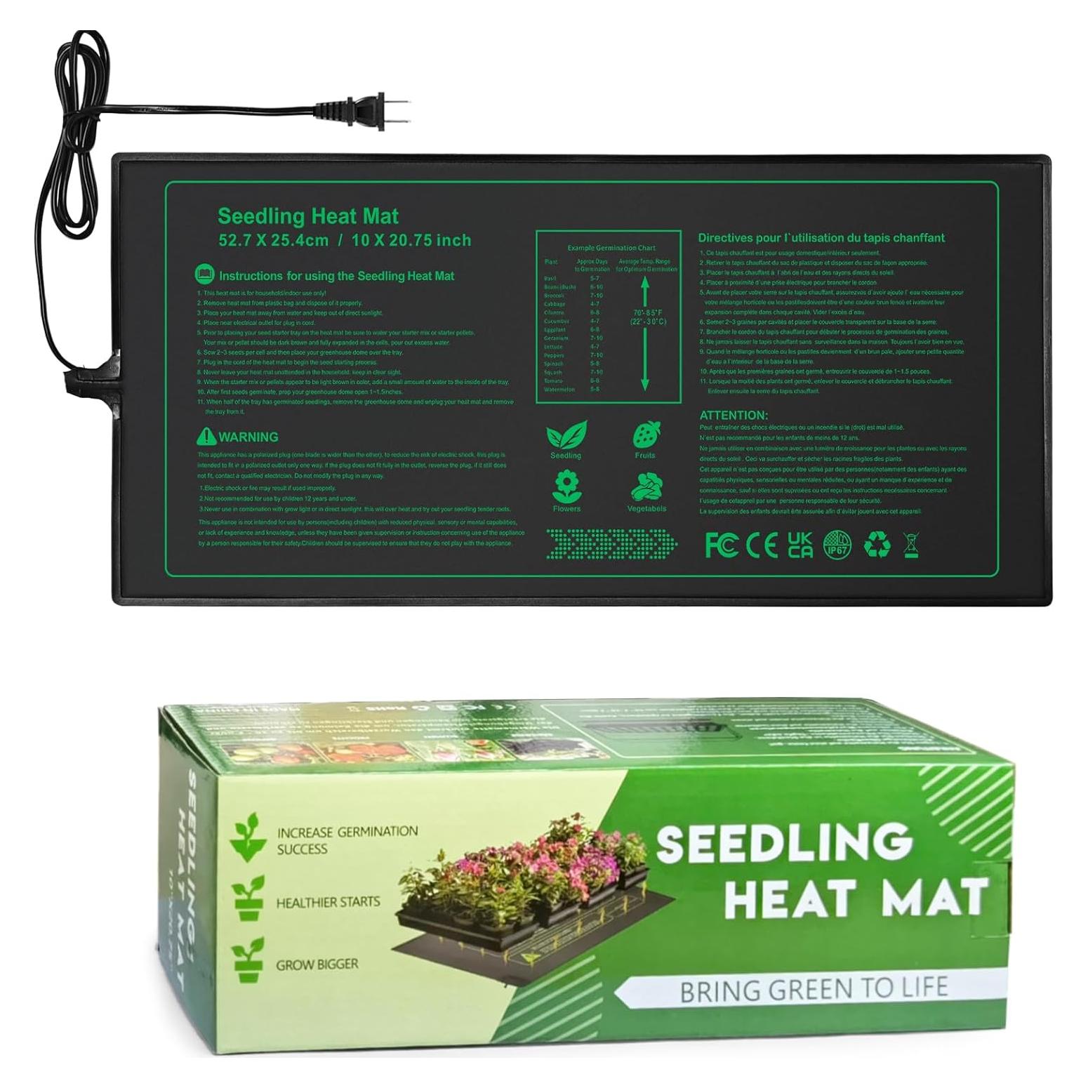 Manta Térmica para Plántulas NAMOTEK 52.7x25.4cm Impermeable