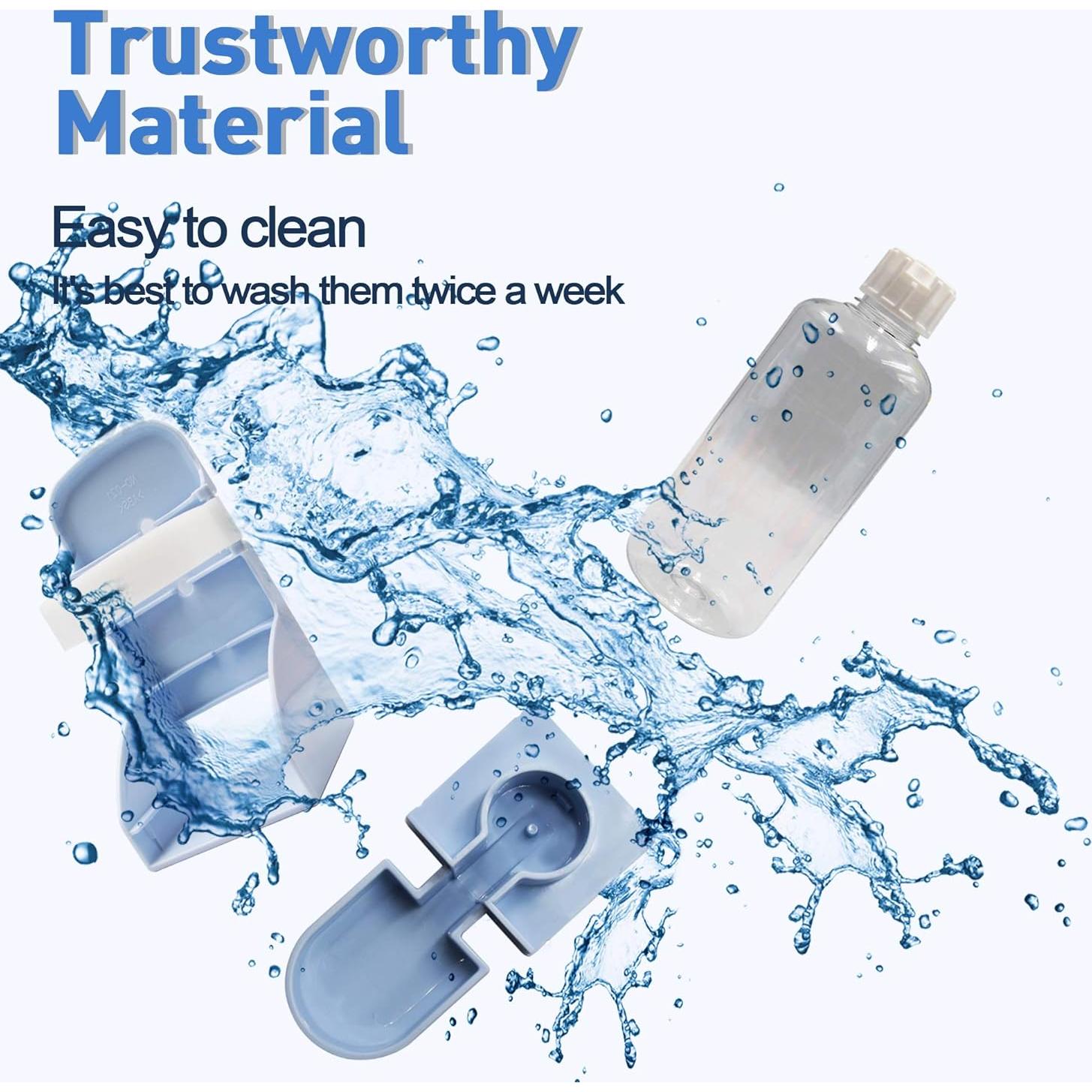 Dispensador de Agua Suspendido LLSPET 500ml para Mini Mascotas Azul