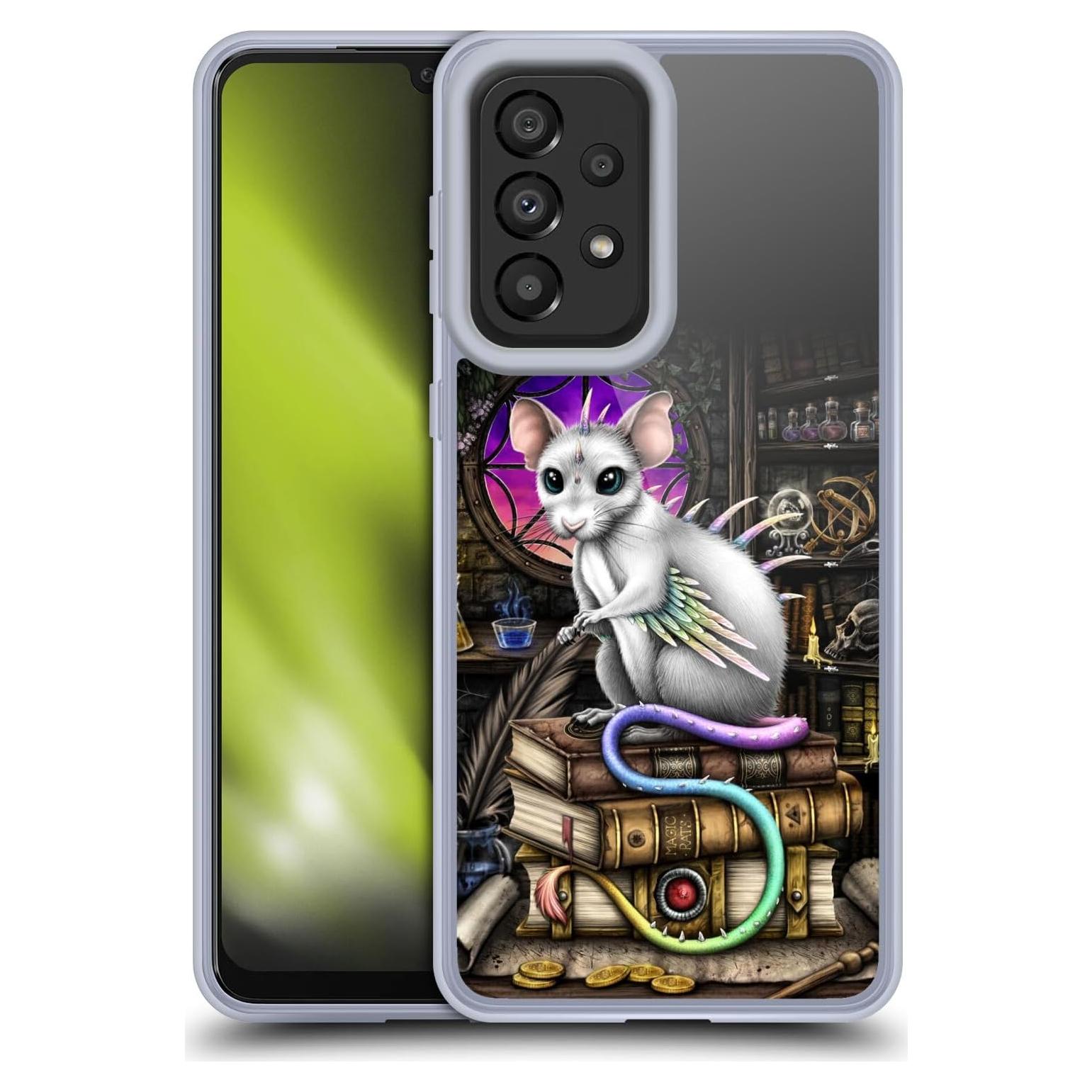Head Case Designs Officially Licensed Sarah Richter Alchemy Magic Rat Animals Gel Case [Military Grade Protection] Compatible with Galaxy A33 5G (2022)