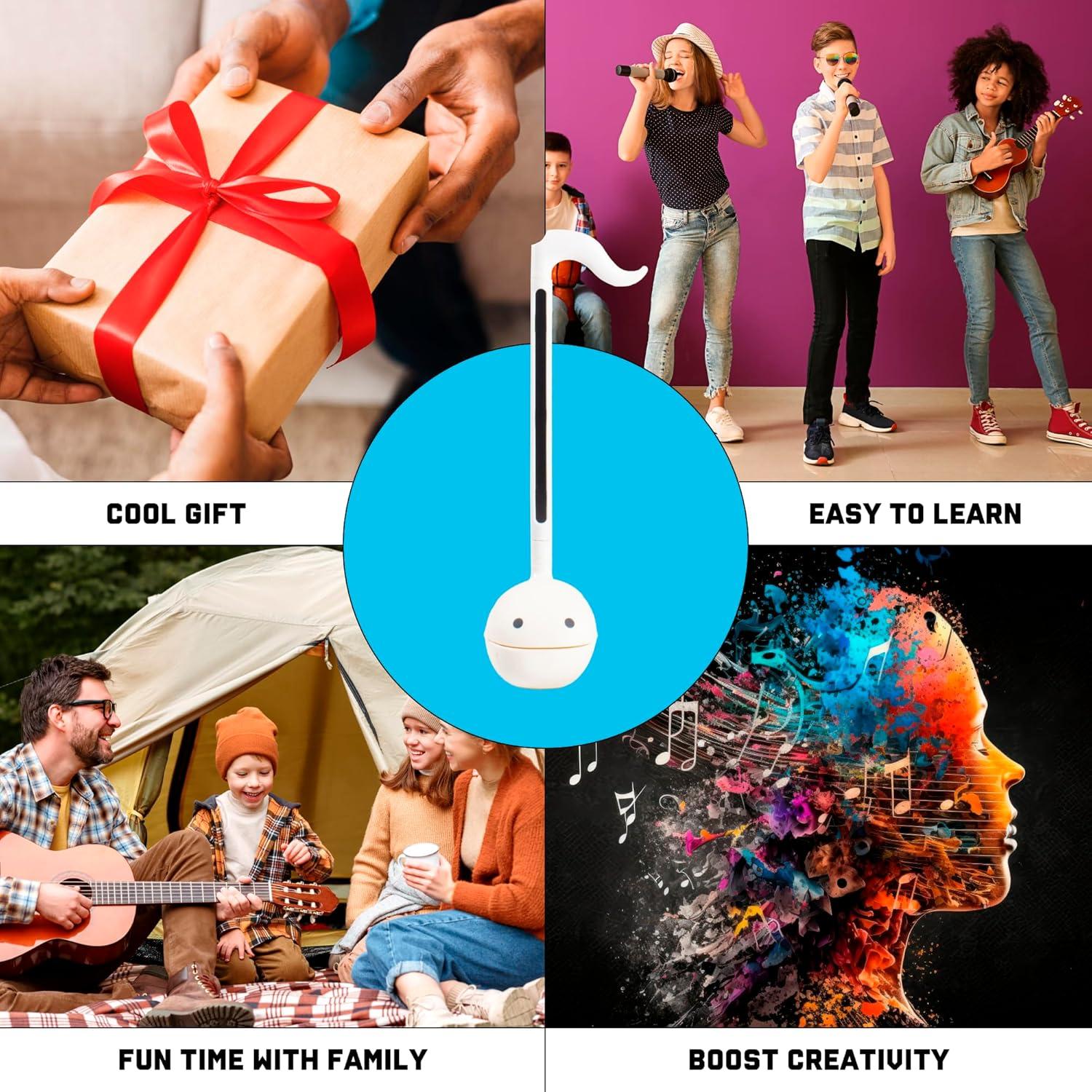 Otamatone Musical Electrónico Maywa Denki - Paquete de 2 Blanco