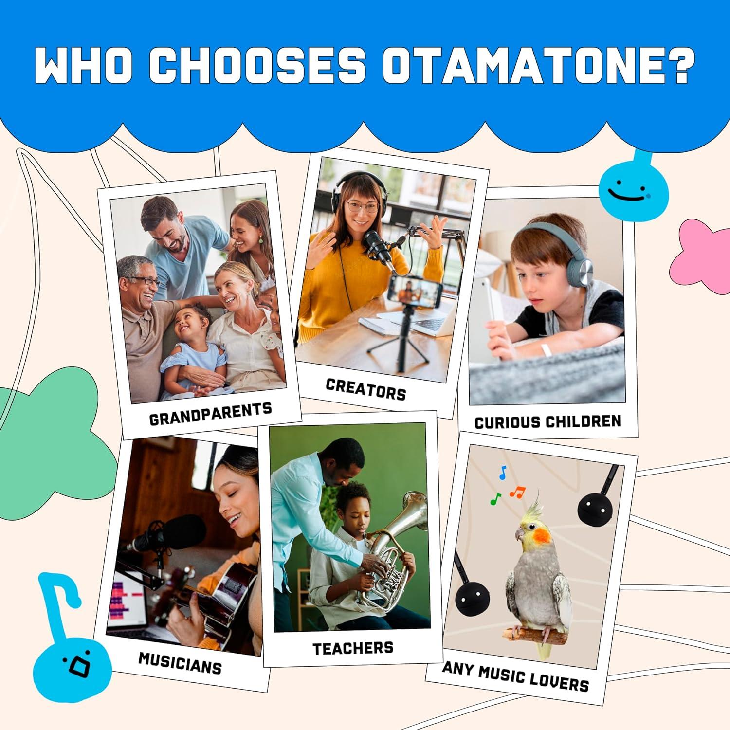 Otamatone Musical Electrónico Maywa Denki - Paquete de 2 Blanco