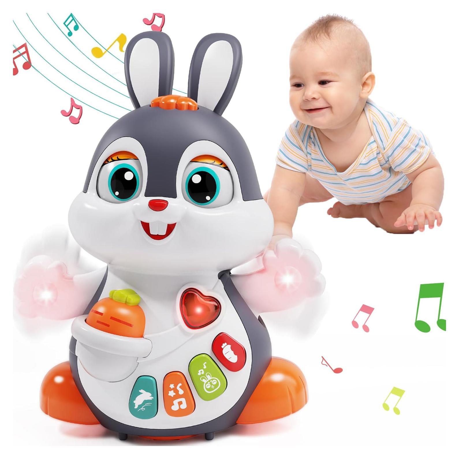 Juguete Musical Conejo Wanonoo para Bebés 6-18 Meses