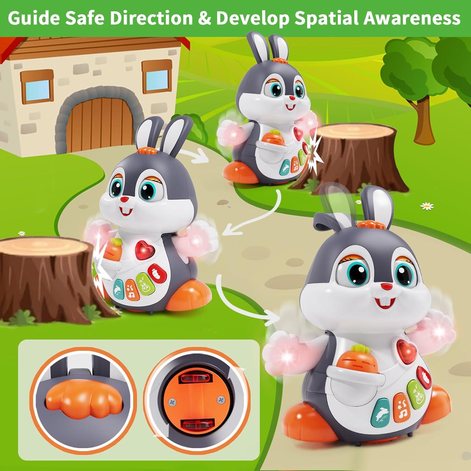 Juguete Musical Conejo Wanonoo para Bebés 6-18 Meses