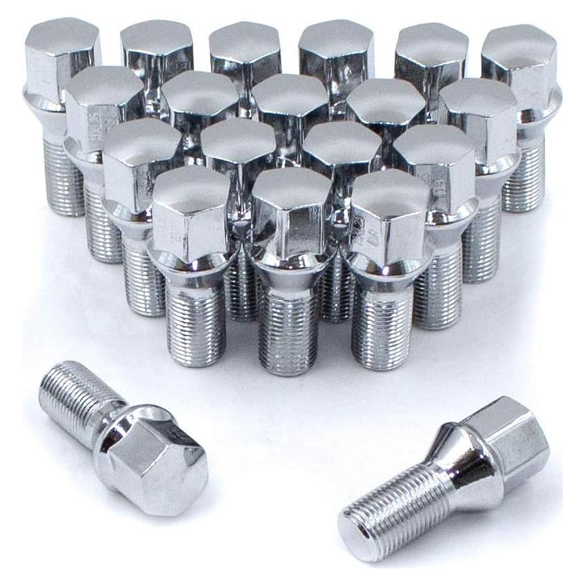Tuercas de Rueda M12x1.5 Cromadas 20 Pcs para BMW