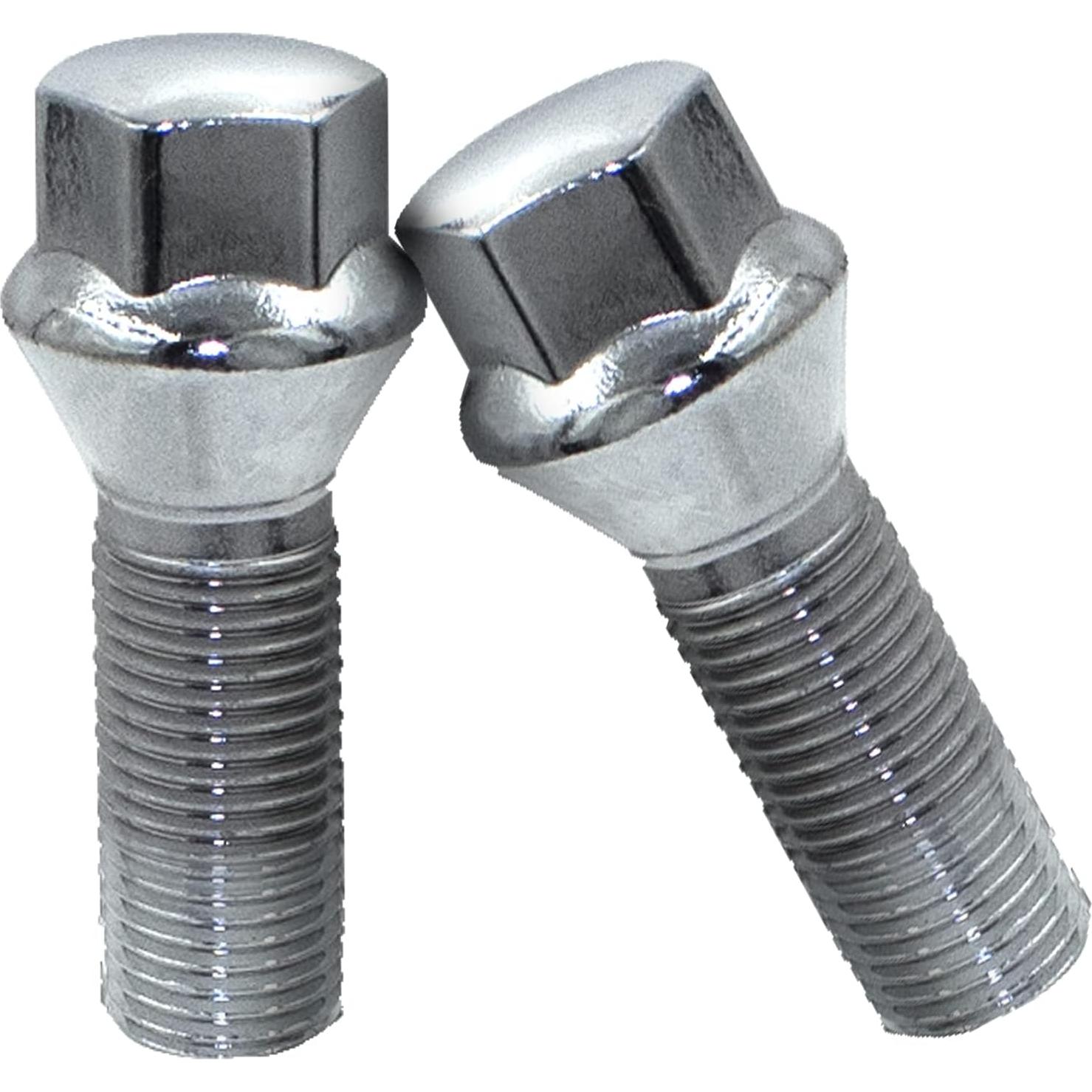 Tuercas de Rueda M12x1.5 Cromadas 20 Pcs para BMW