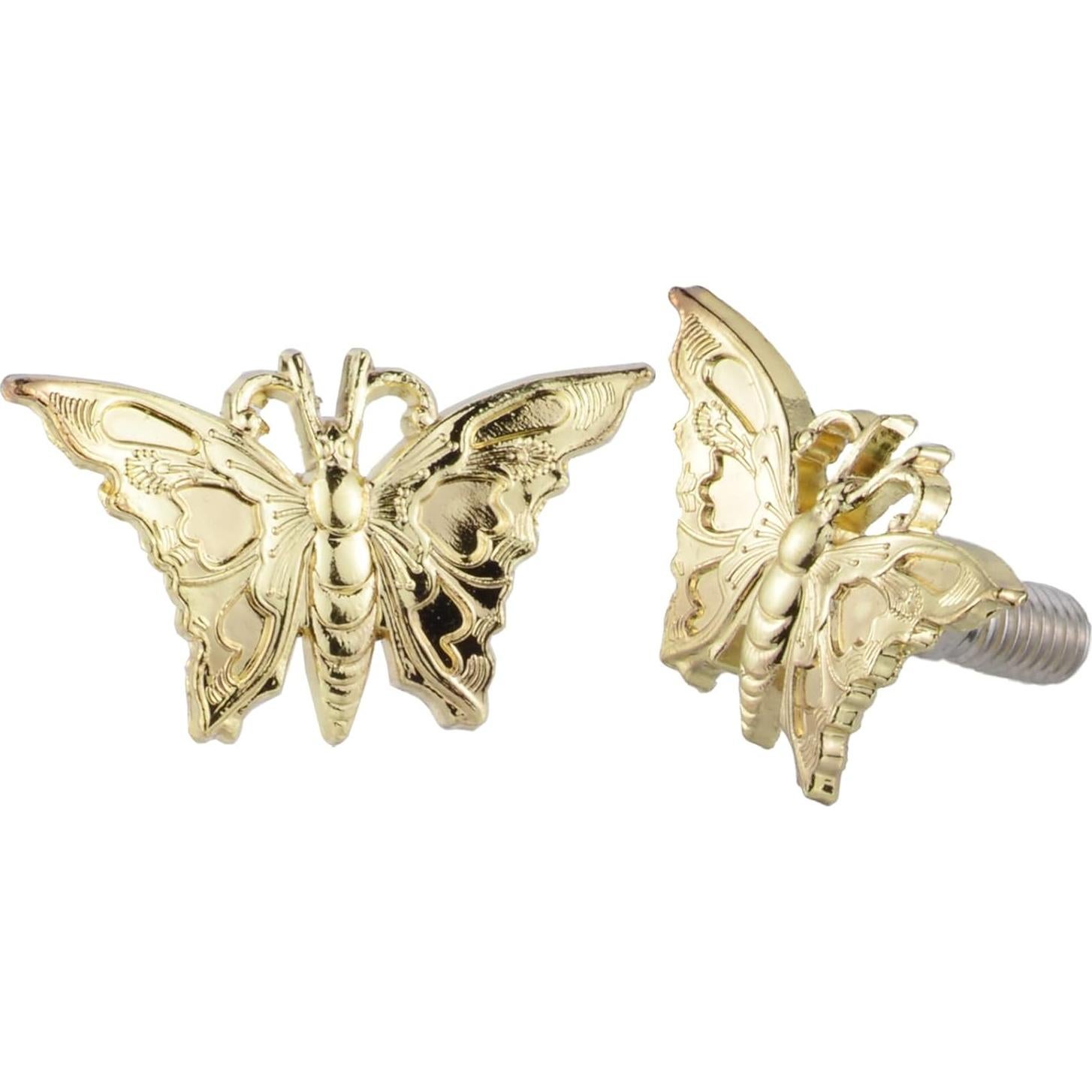 Tornillos Antirrobo para Placa de Licencia Temzzer - 2 Pcs Oro