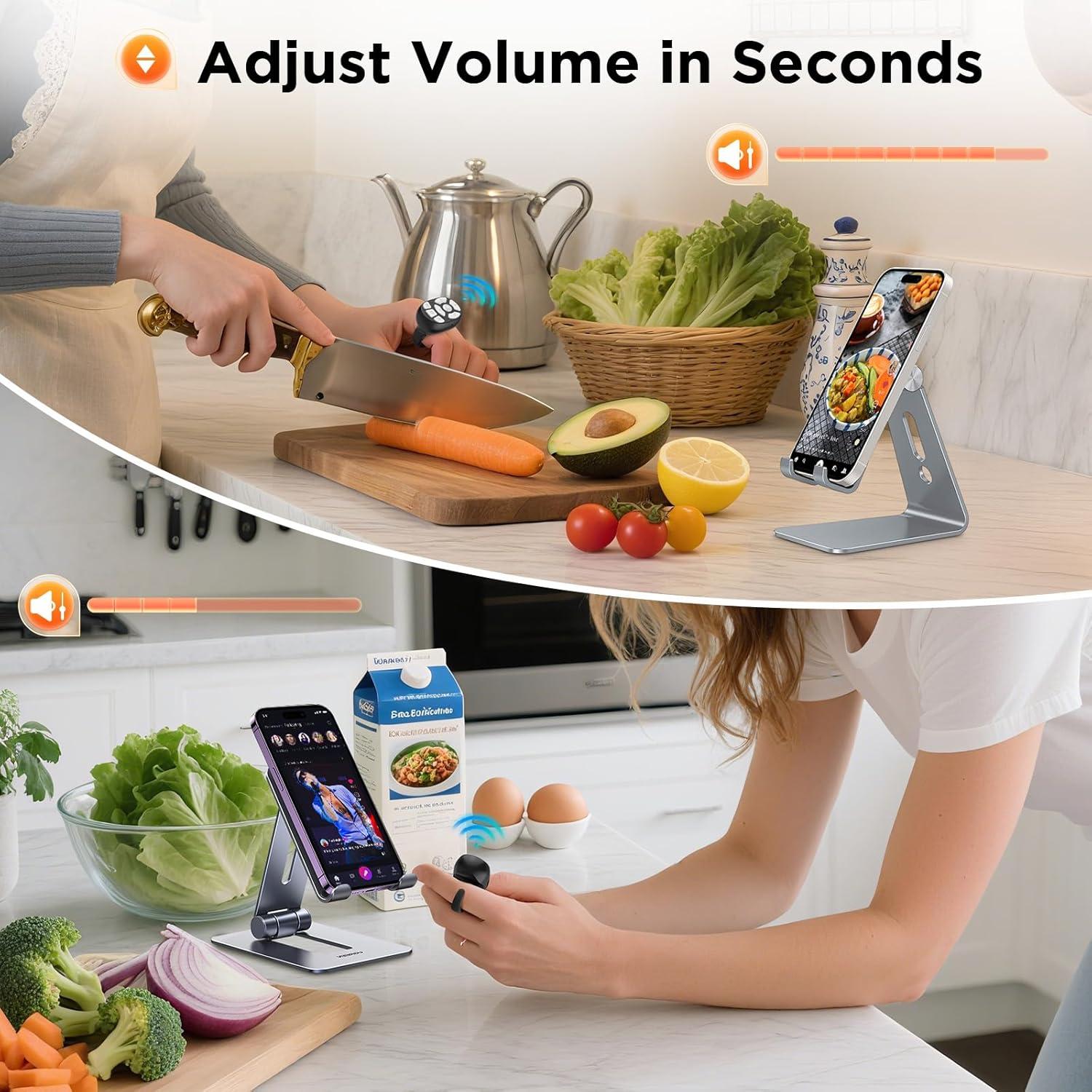 OUTXE Clicker Automático Inalámbrico para TikTok - Negro