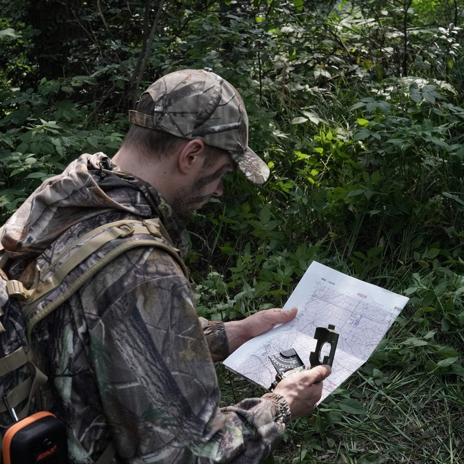 Brújula Militar AOFAR AF-4074 Impermeable para Camping