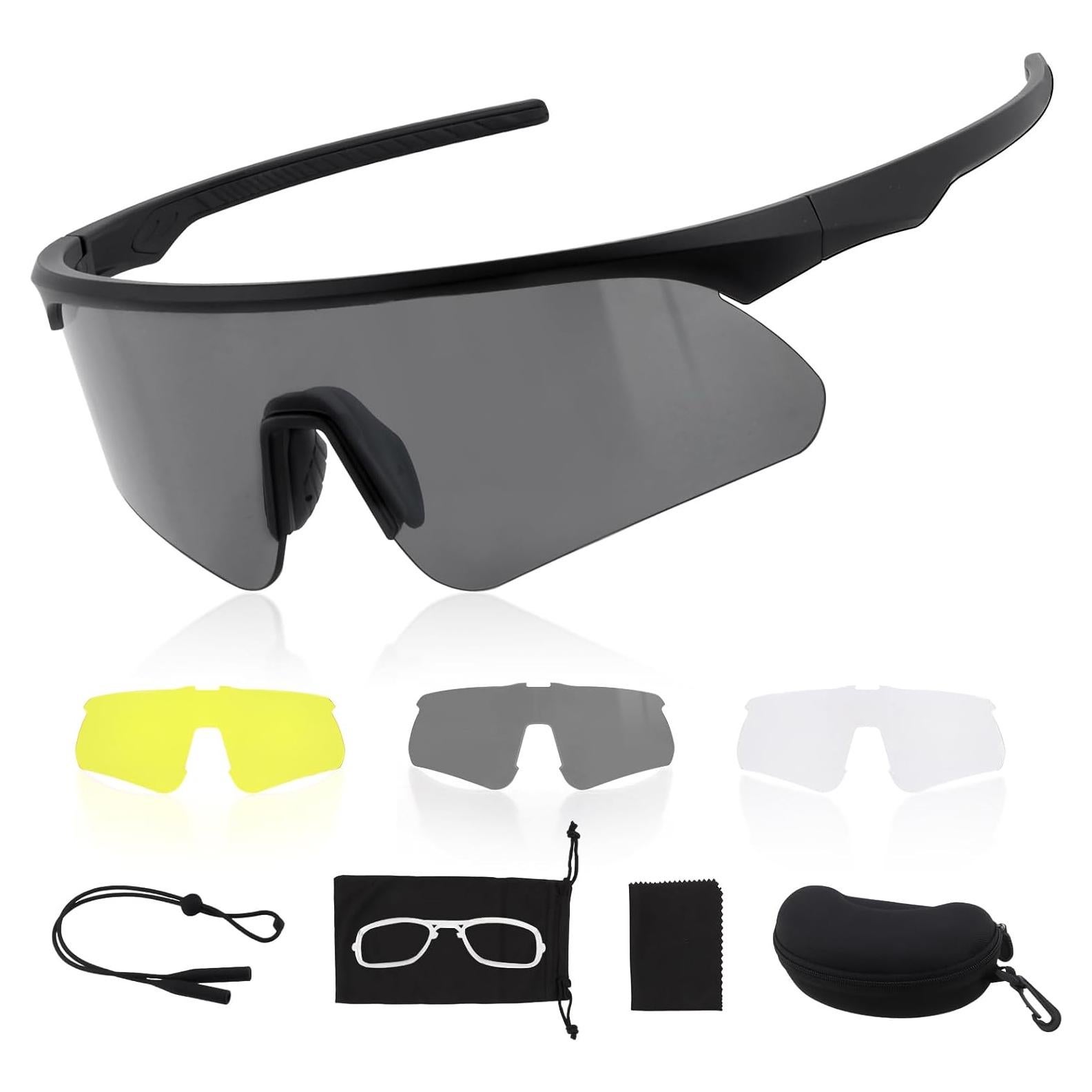 Gafas Tácticas ToopMount con 3 Lentes Intercambiables UV400