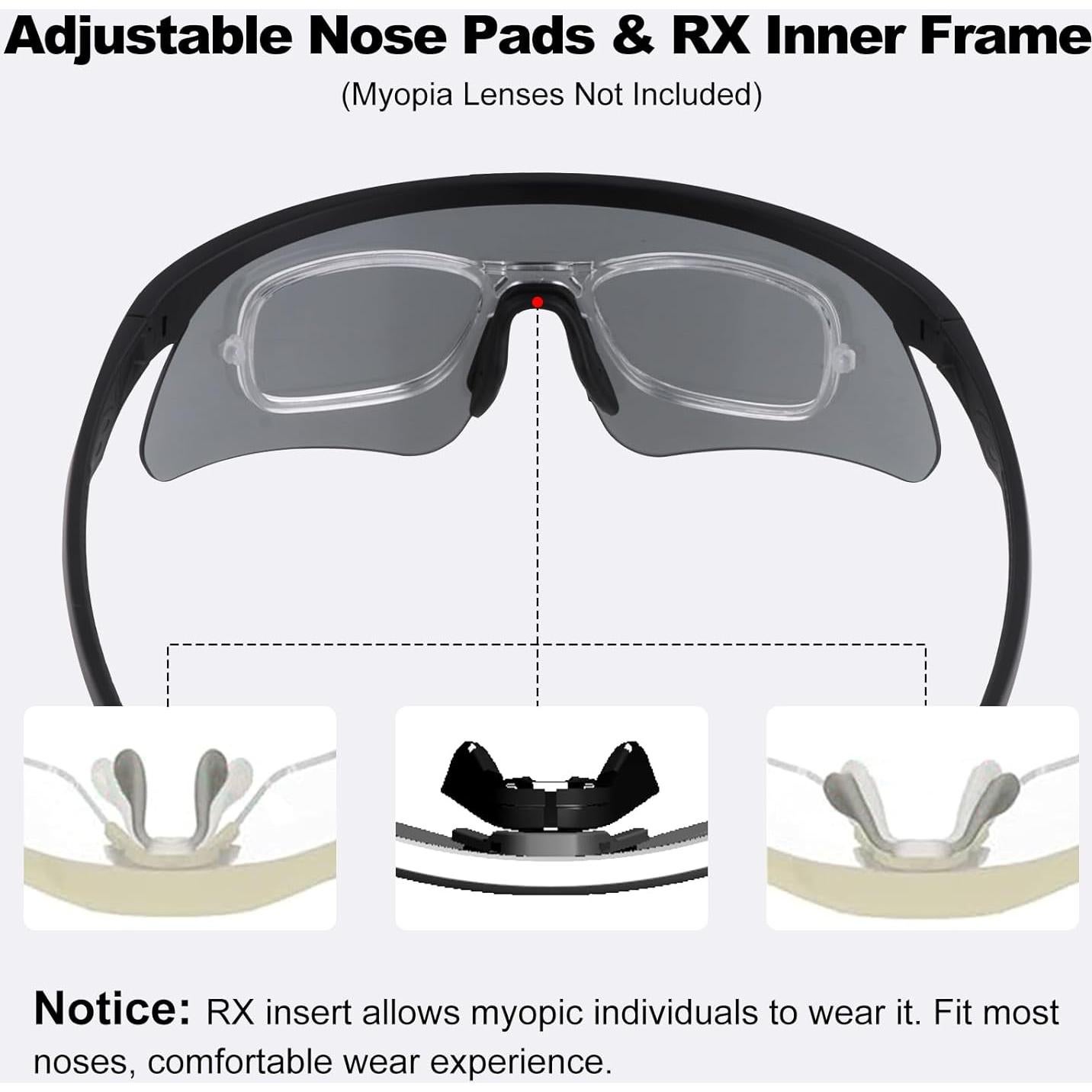 Gafas Tácticas ToopMount con 3 Lentes Intercambiables UV400
