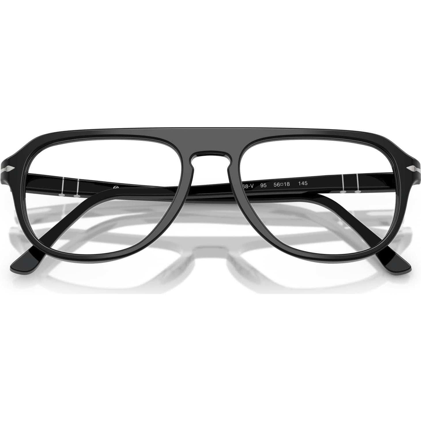 Montura de Gafas de Prescripción Persol PO3368V Aviador Negro 54mm