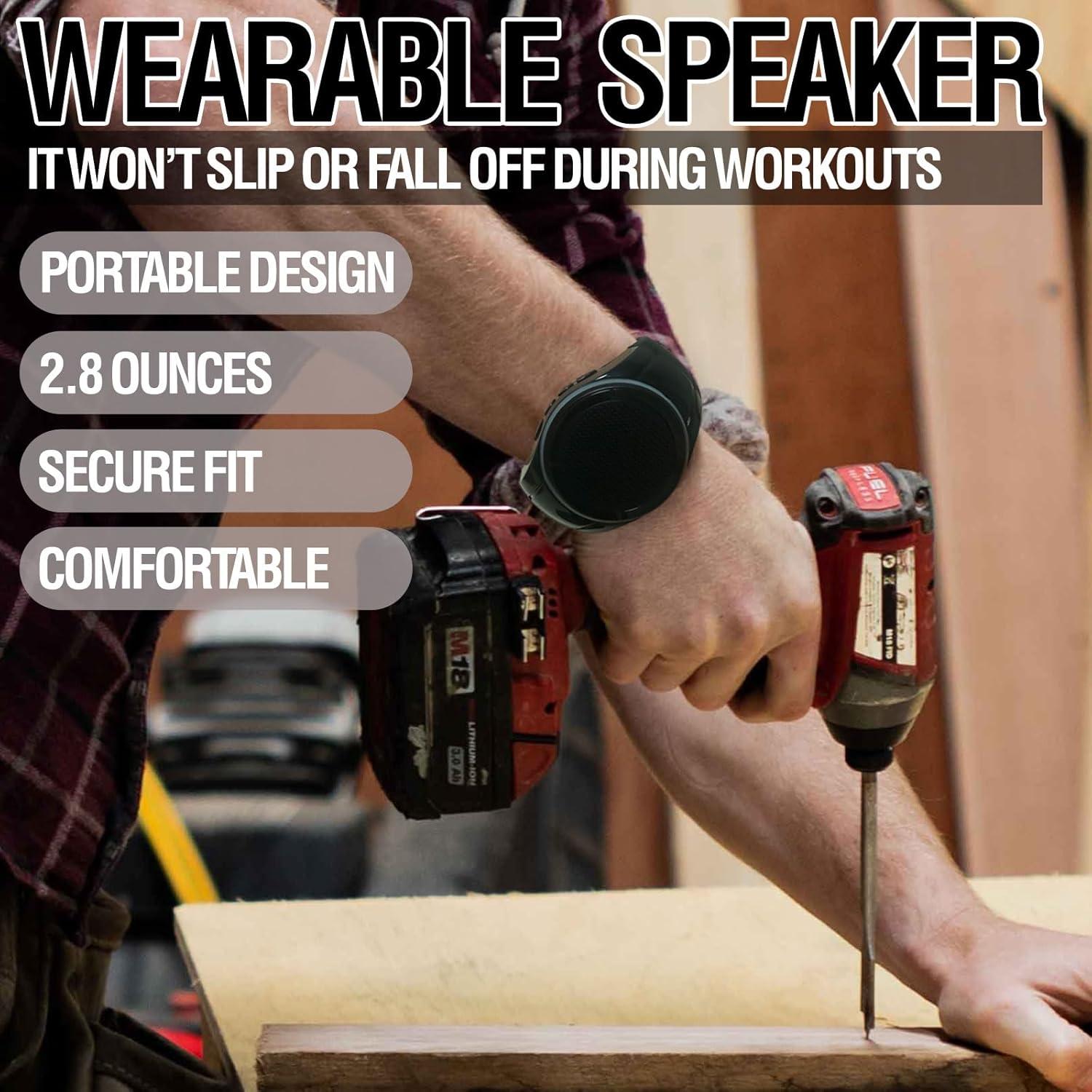 Reloj Altavoz Bluetooth Frewico X10 Impermeable IP45 Negro