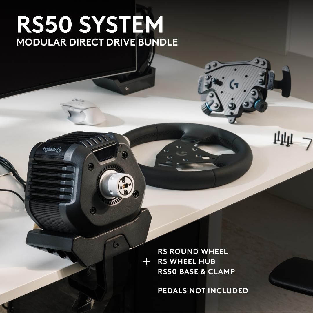 Volante de Carreras Logitech G RS50 + Adaptador para PS/PC