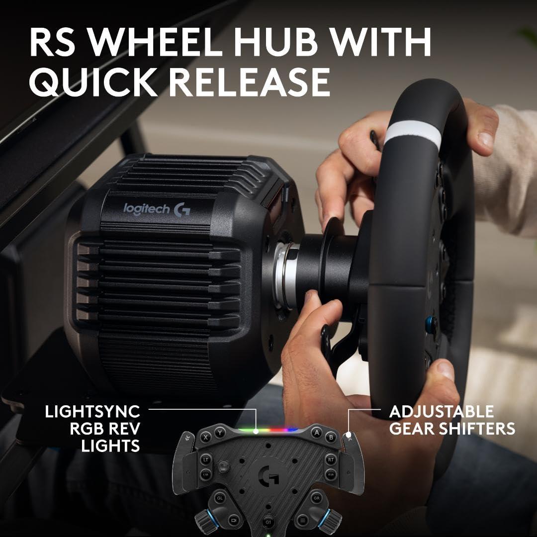 Volante de Carreras Logitech G RS50 + Adaptador para PS/PC