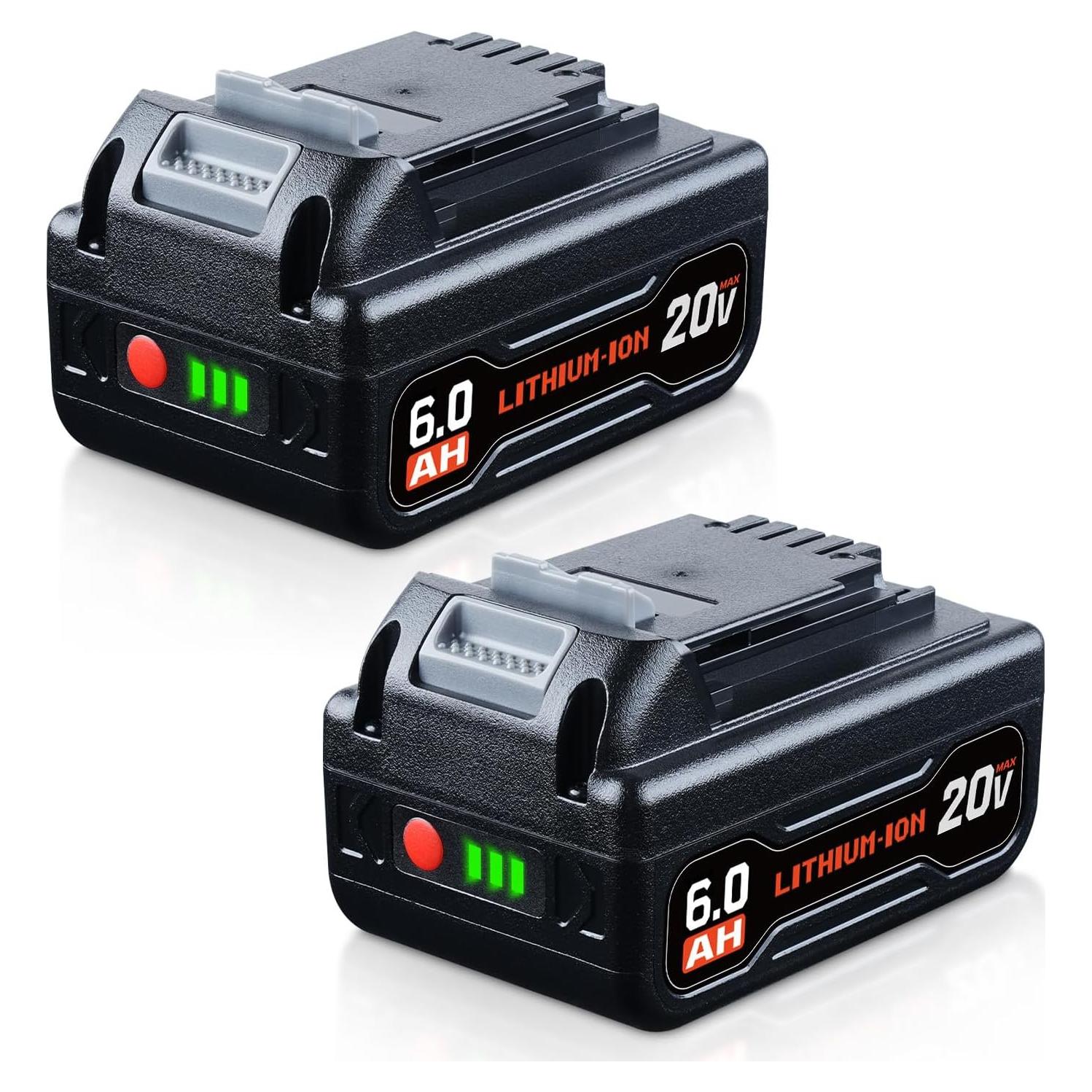 Paquete de Batería de Ión de Litio 20V 6.0Ah HENGCHENZE