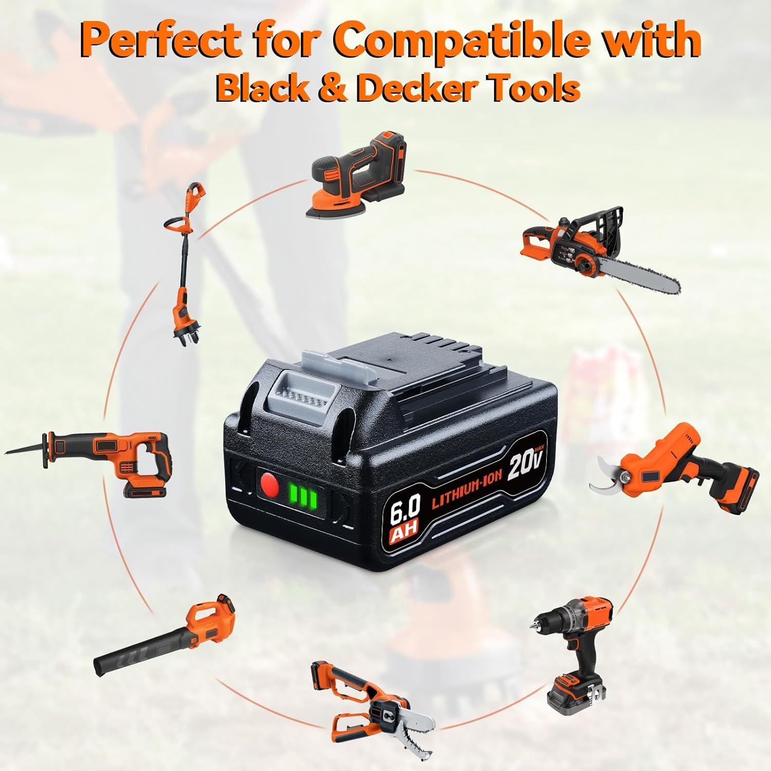 Paquete de Batería de Ión de Litio 20V 6.0Ah HENGCHENZE