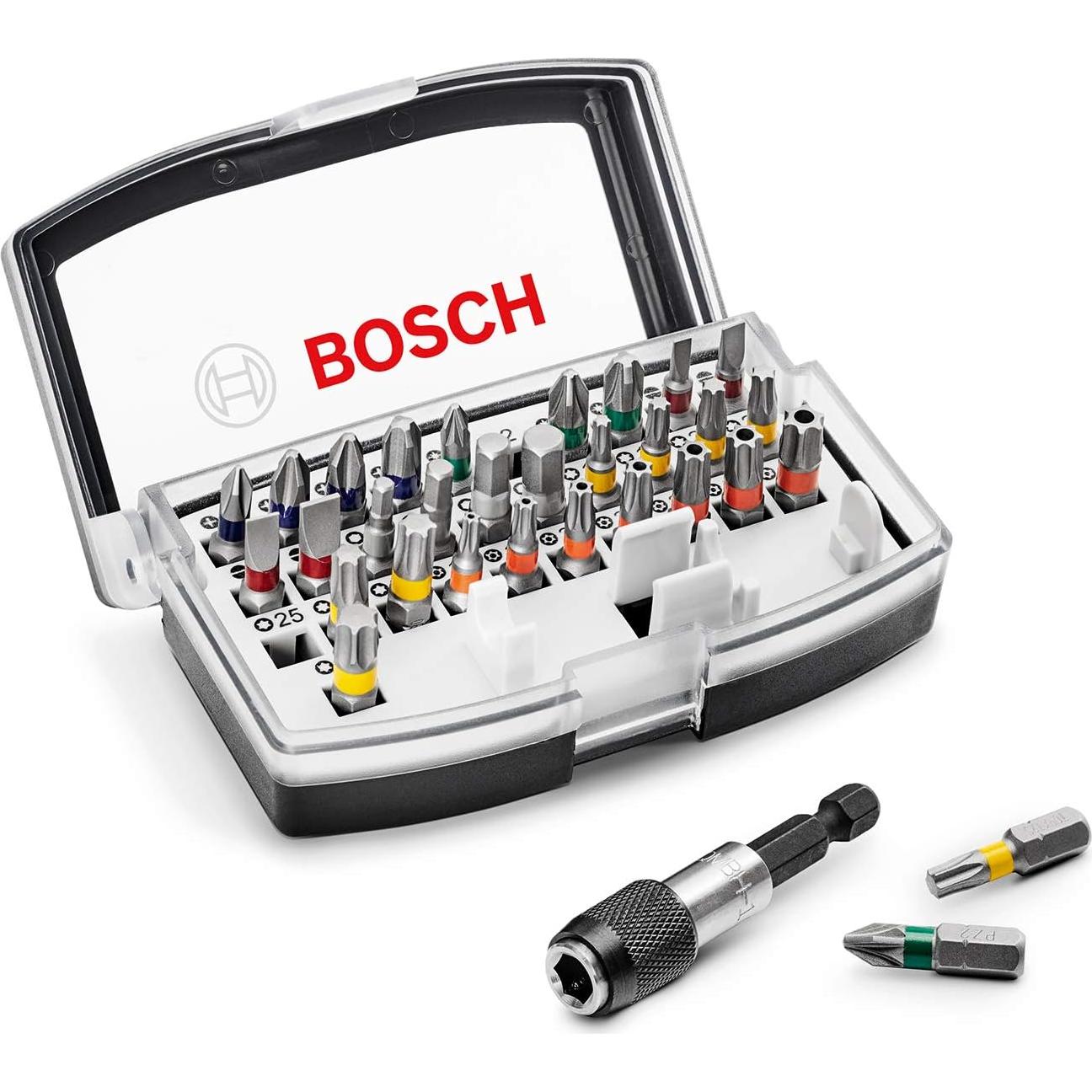 Conjunto de Puntas de Destornillador Bosch 32 Piezas