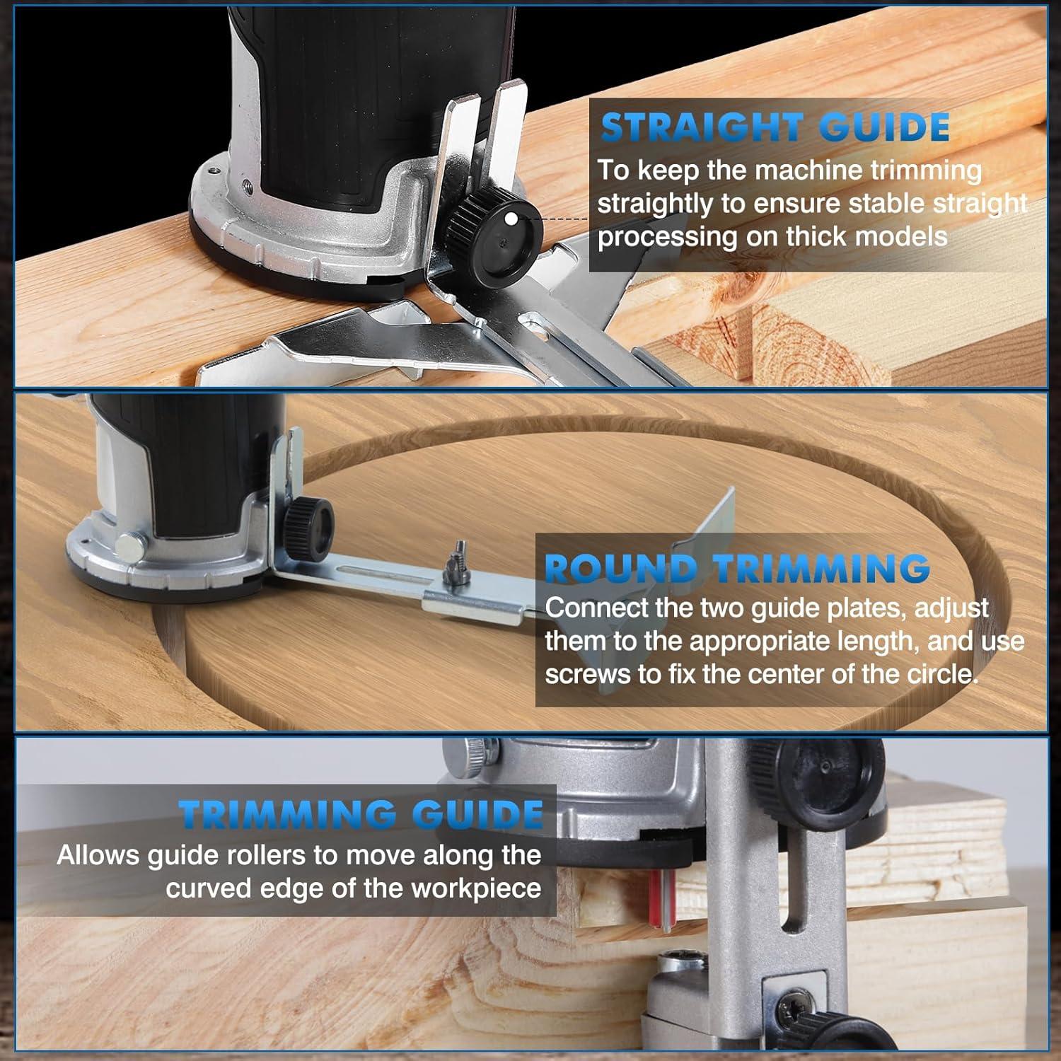 Router Inalámbrico 800W BellaDimora para Batería Makita 18V