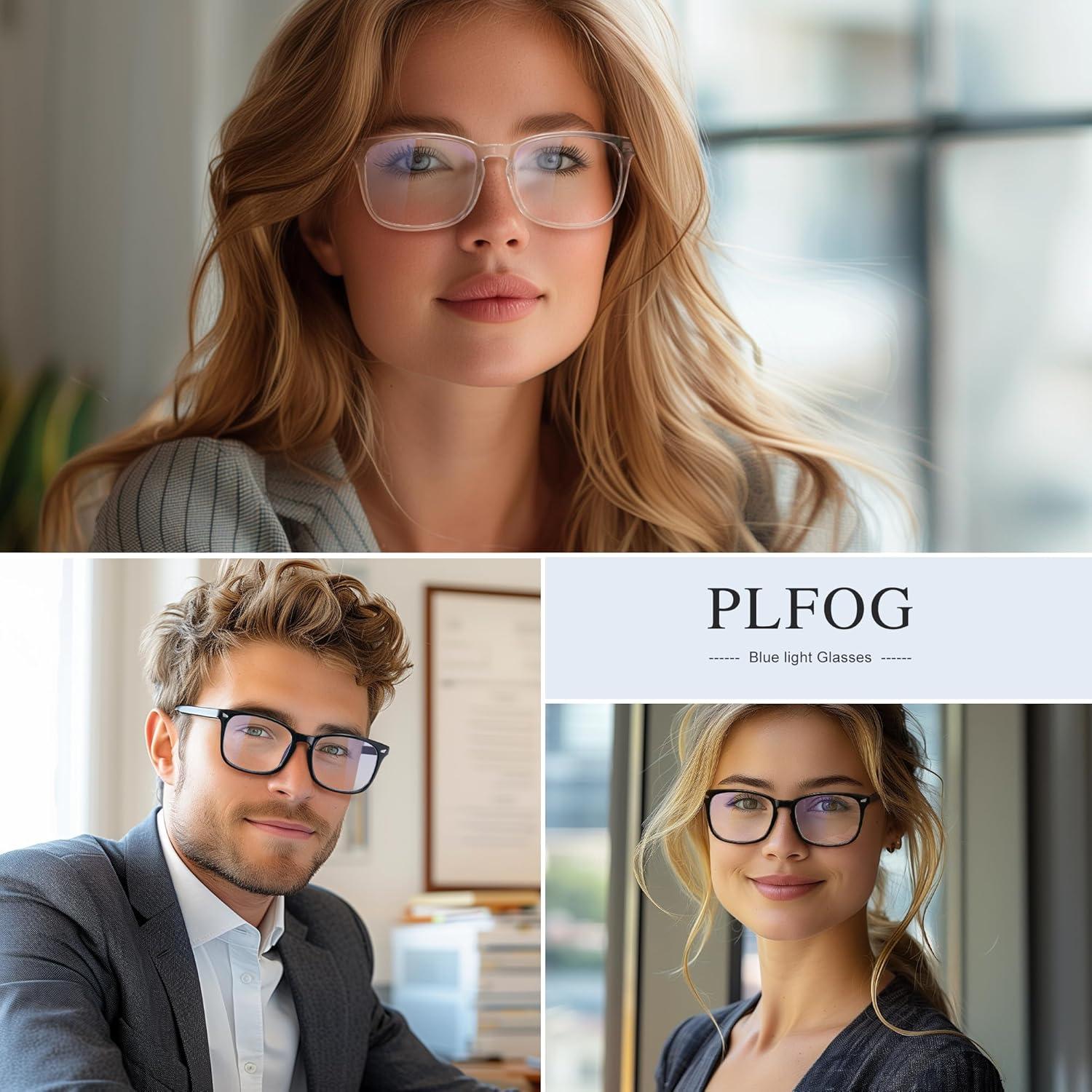Gafas de Luz Azul PLFOG Unisex NQ-8068 - Anti Fatiga Ocular