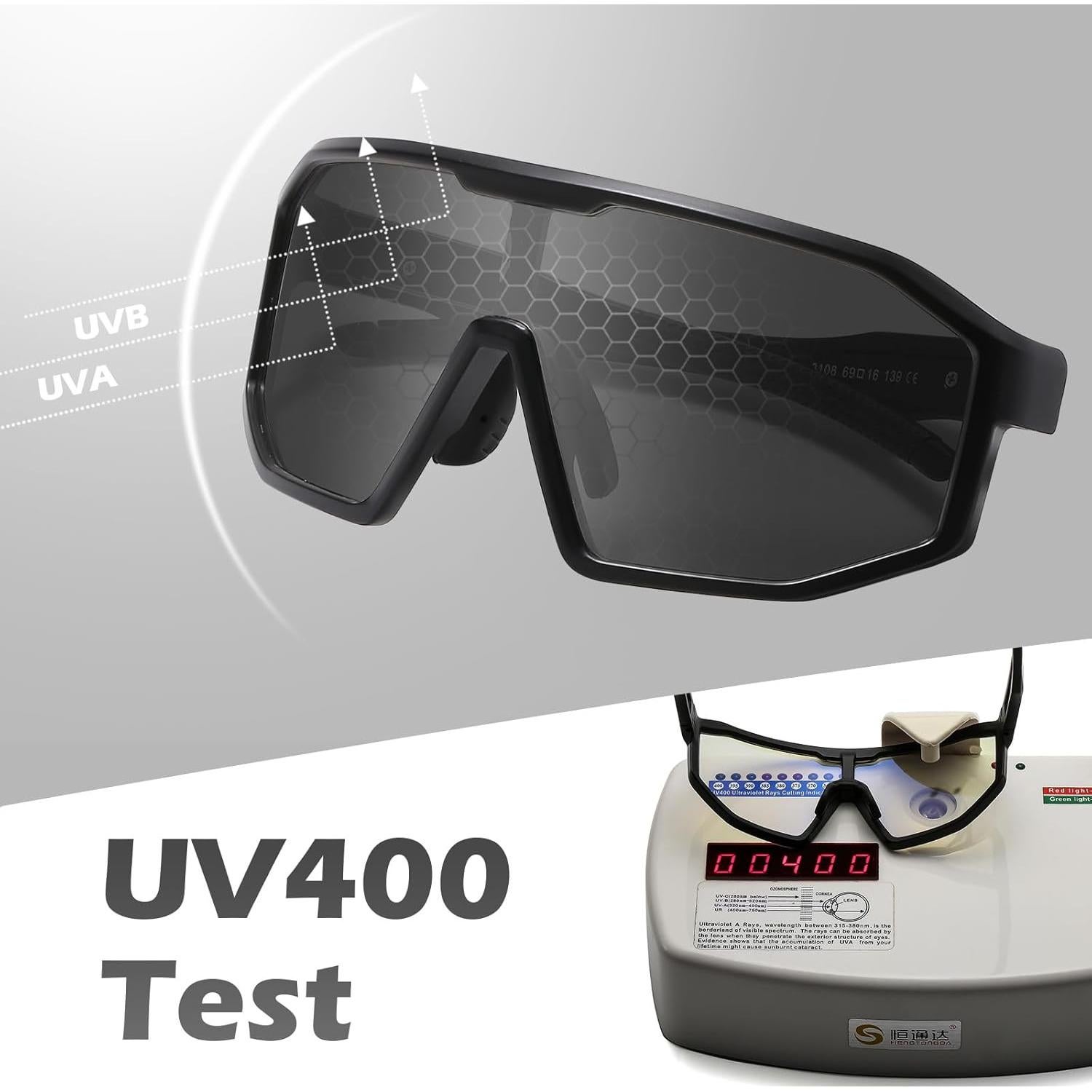 Gafas de Ciclismo Fotoquímicas Suertree UV400 Unisex