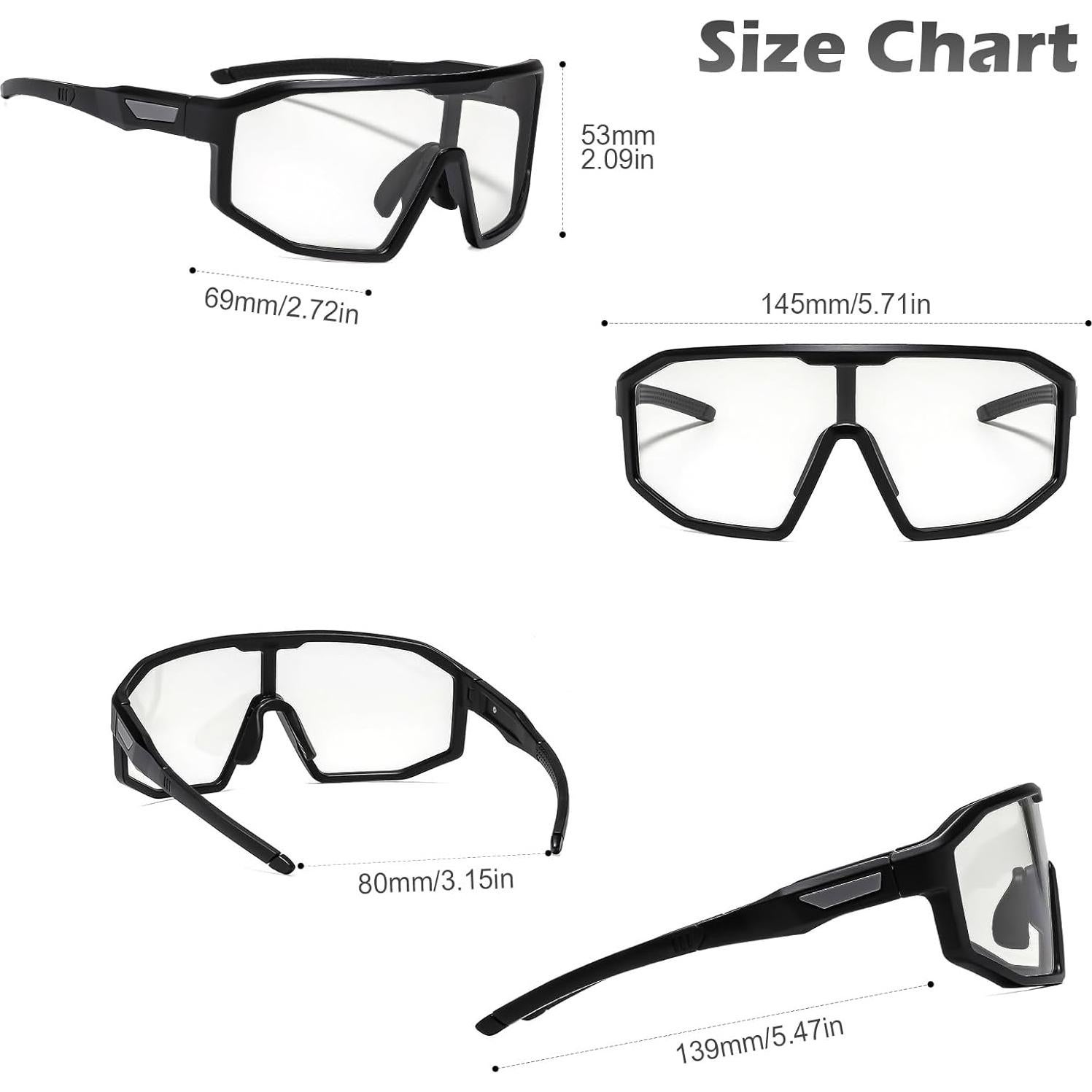 Gafas de Ciclismo Fotoquímicas Suertree UV400 Unisex