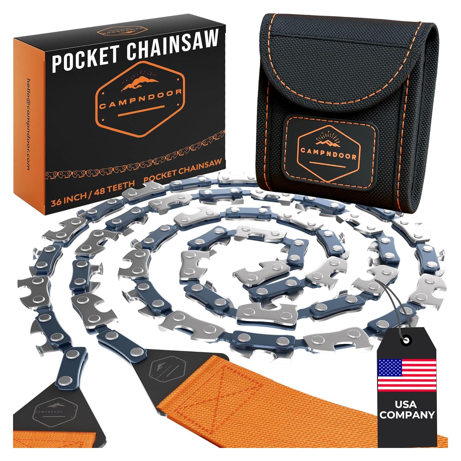 Sierra de bolsillo CAMPNDOOR 91 cm 48 dientes para camping