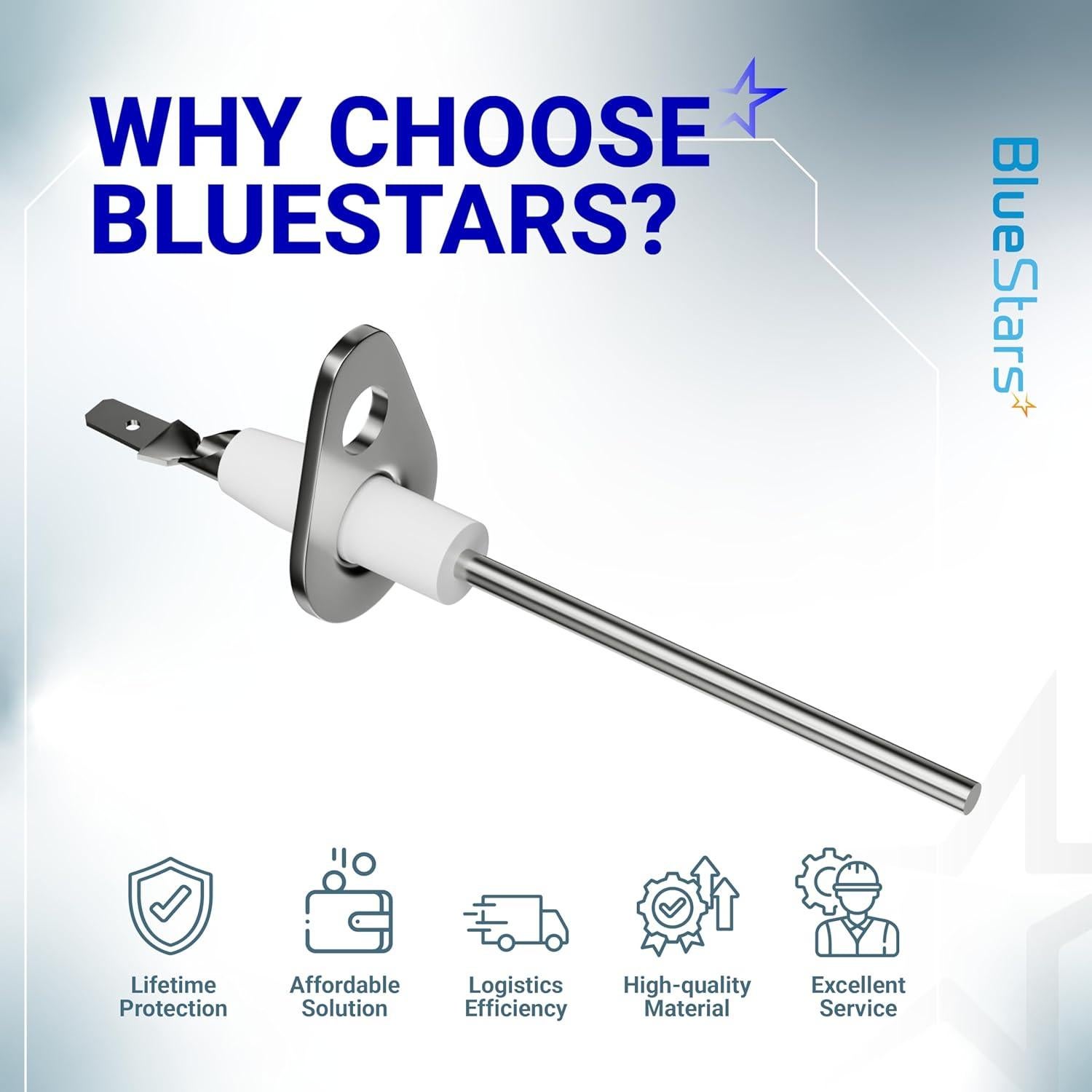 Sensor de Llama BlueStars 0130F00010 - Paquete de 2 - Compatible Hornos