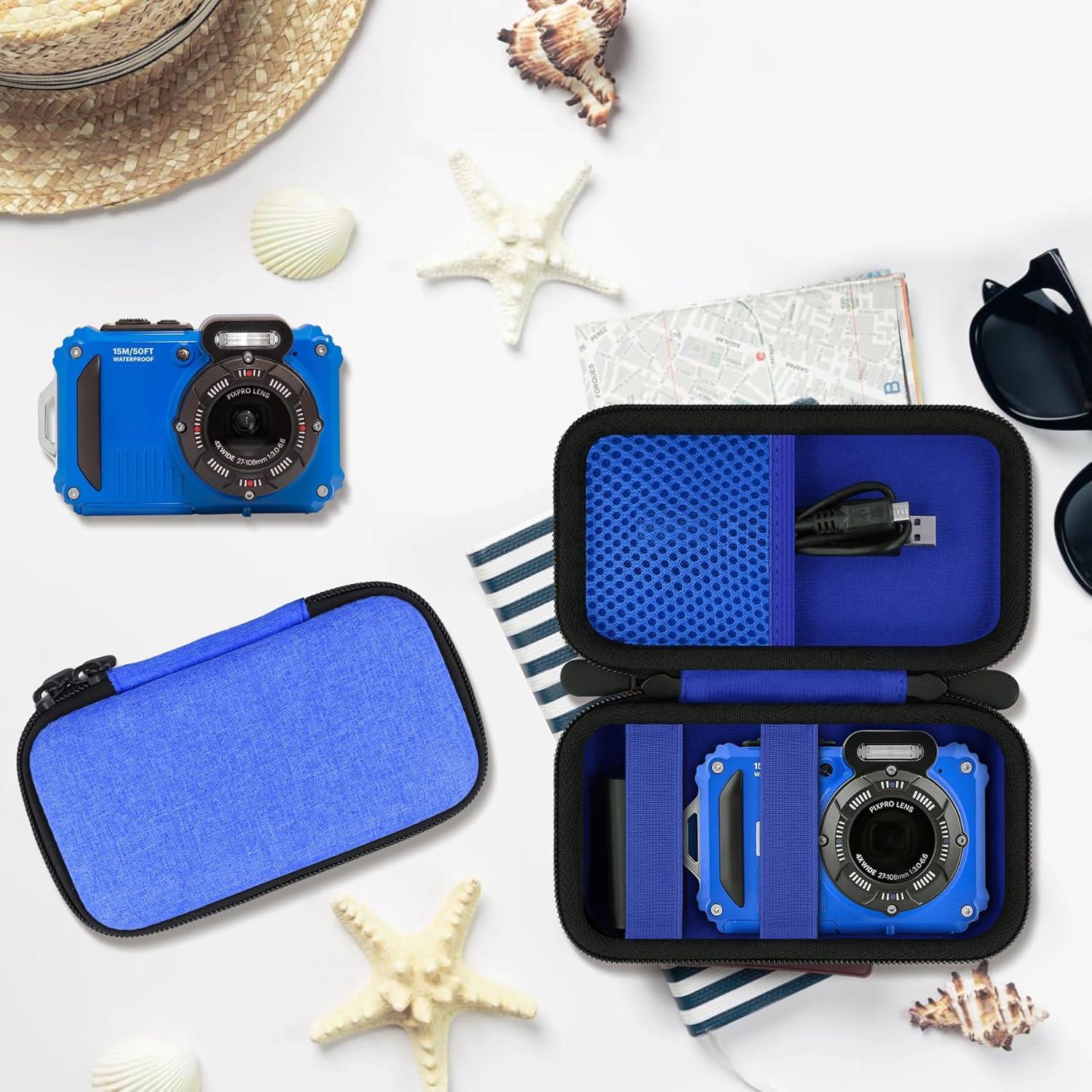 Funda Dura Impermeable KODAK para Cámara Digital WPZ2 Azul