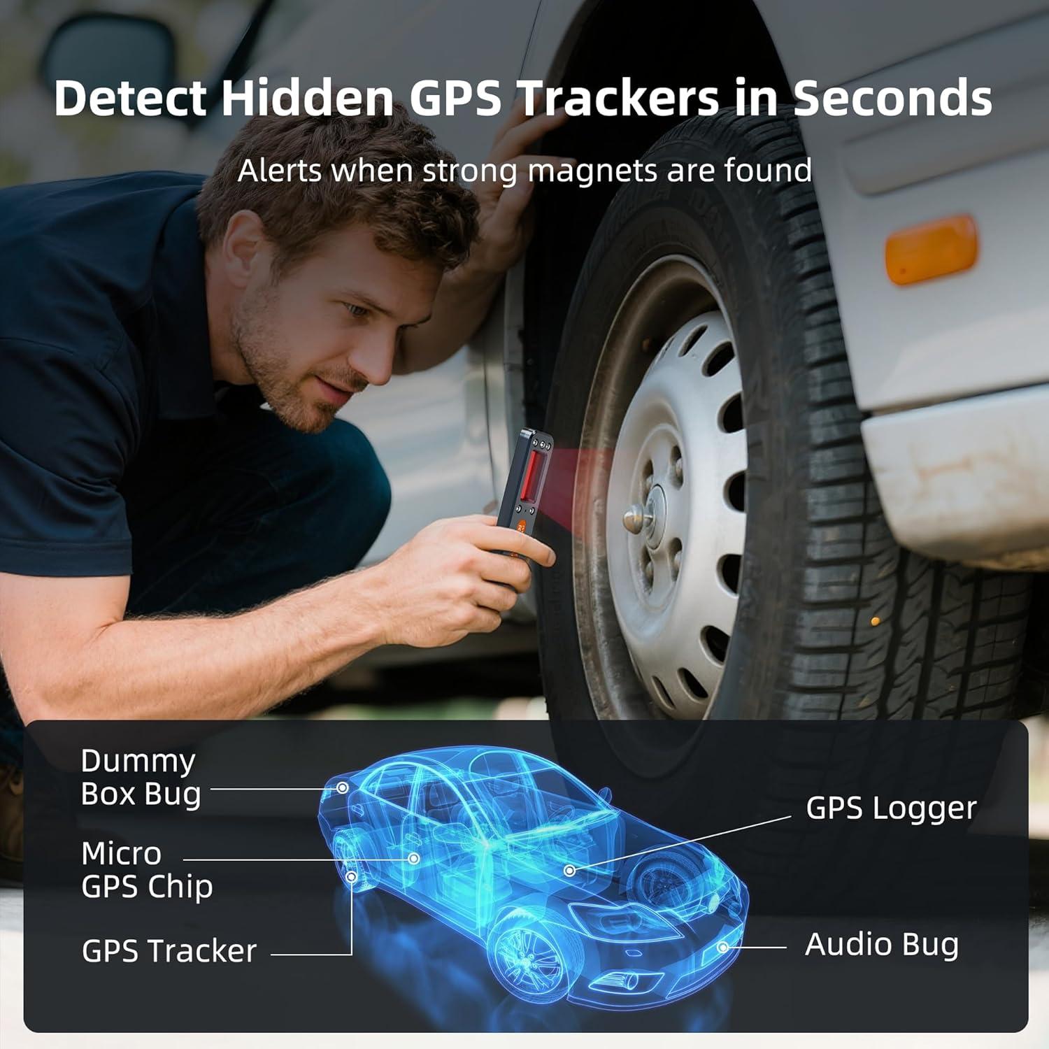 Detector de Cámara Oculta SynWave, Portátil, Infrarrojo, RF