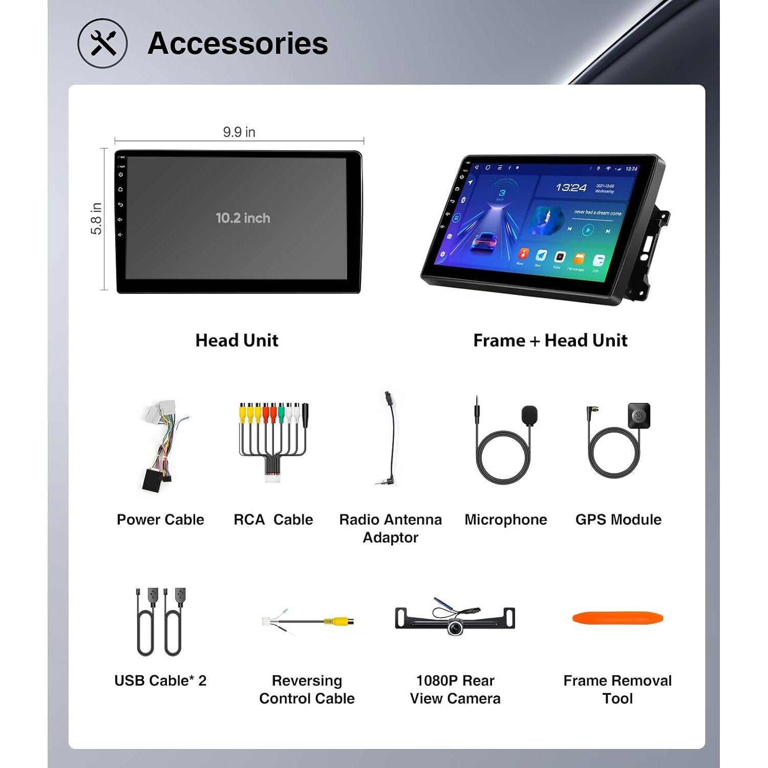 Estéreo de Coche AINAVITO 10" para Ford F150/F250 2004-2016