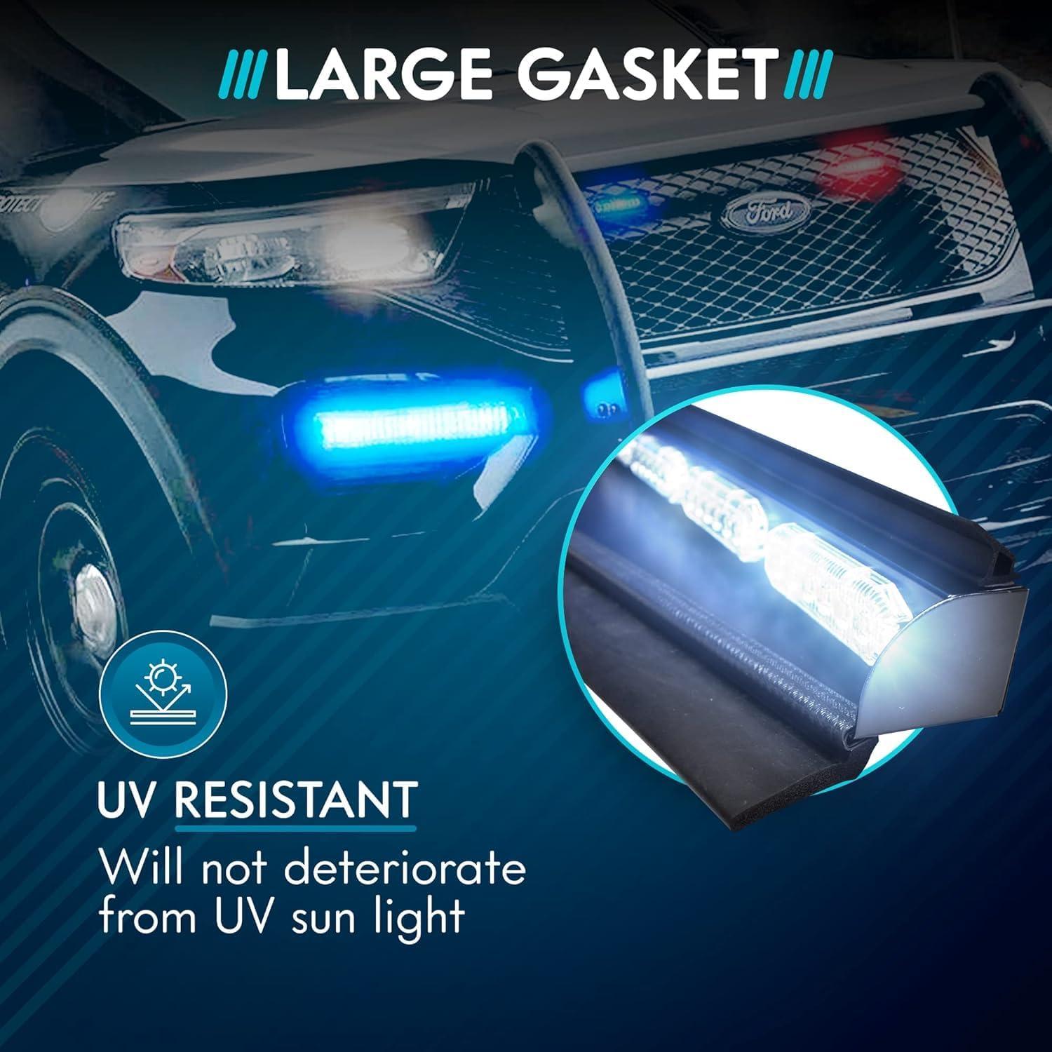 Junta de Luz de Visera UBL-AC-LG Negra 28.19x20.51cm