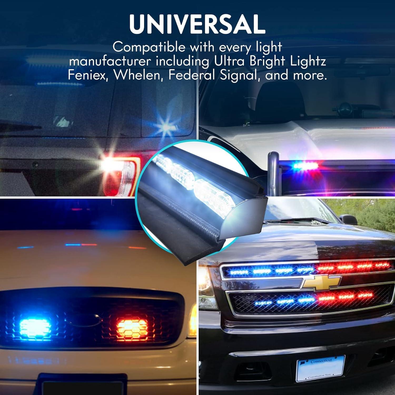 Junta de Luz de Visera UBL-AC-LG Negra 28.19x20.51cm