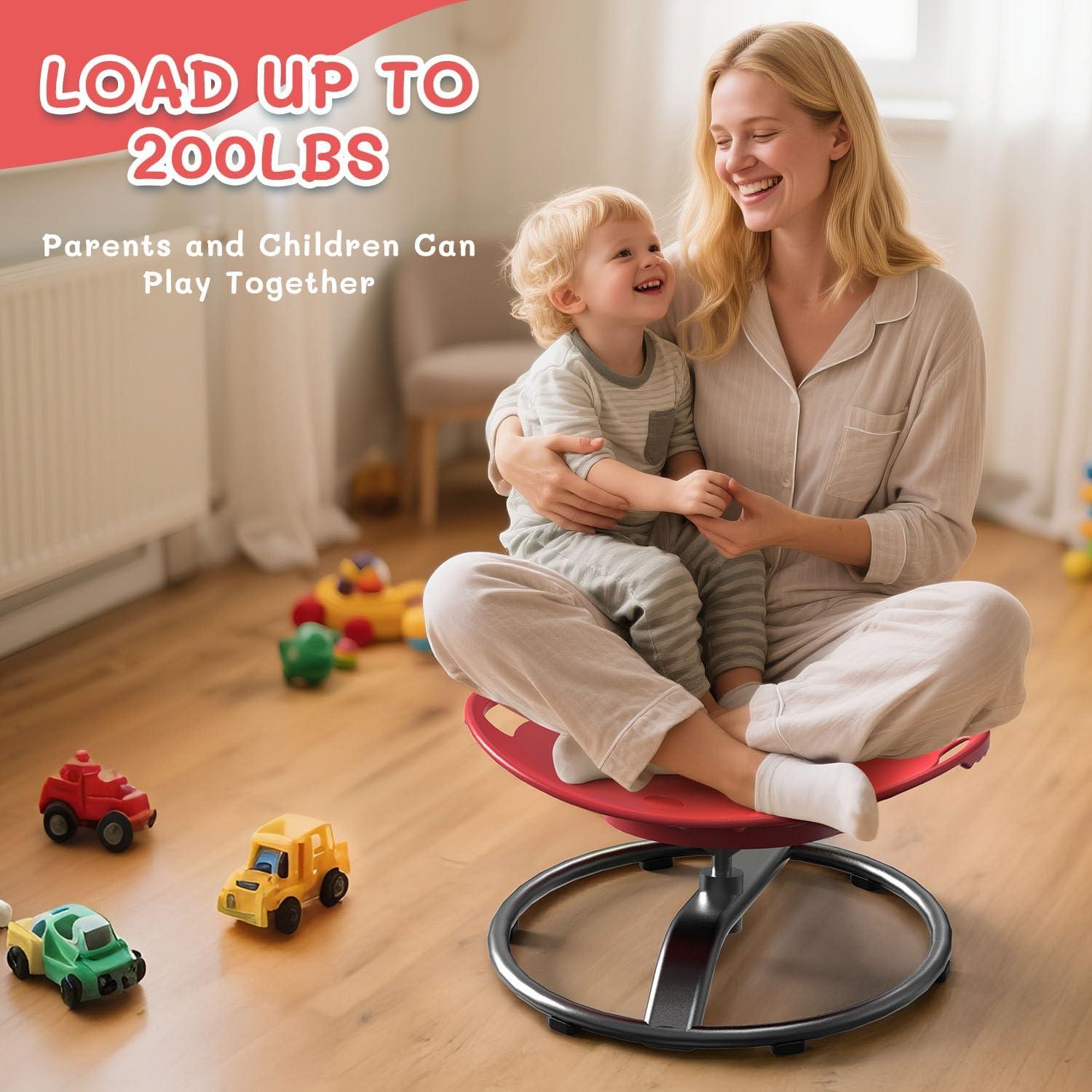 Silla giratoria sensorial para niños PURUYE Berry Spark