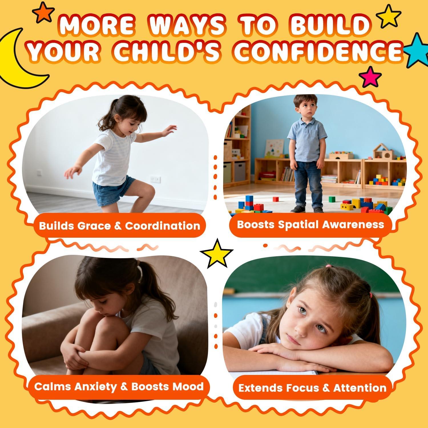 Silla giratoria sensorial para niños PURUYE Berry Spark