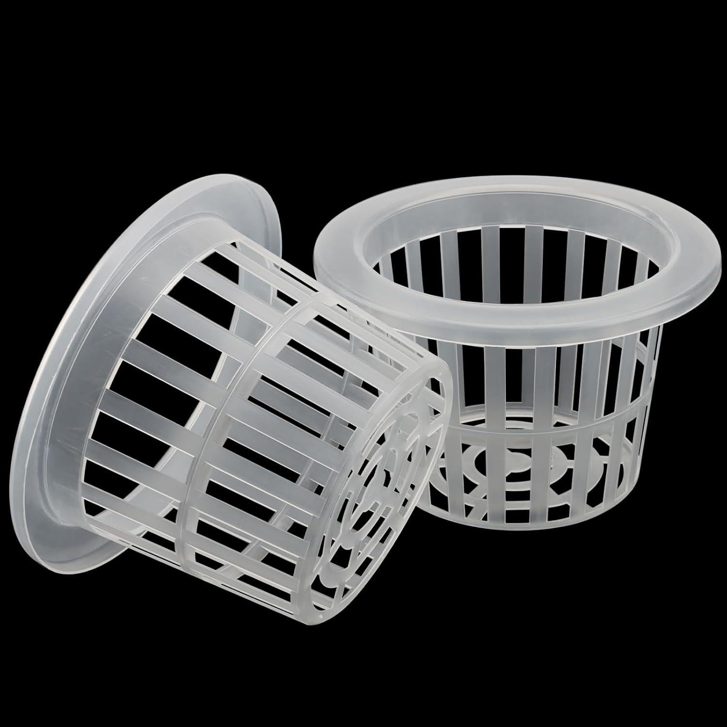 JOIKIT 50 Macetas de Plástico Transparentes 10.16 cm Hidroponía