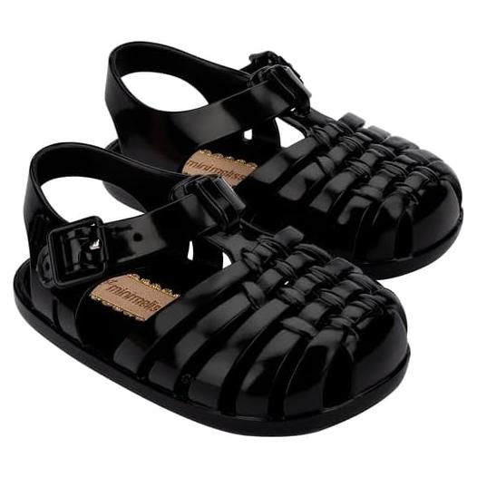 Sandalias para Bebés Mini Melissa Posesión T.3 Veganas Negras