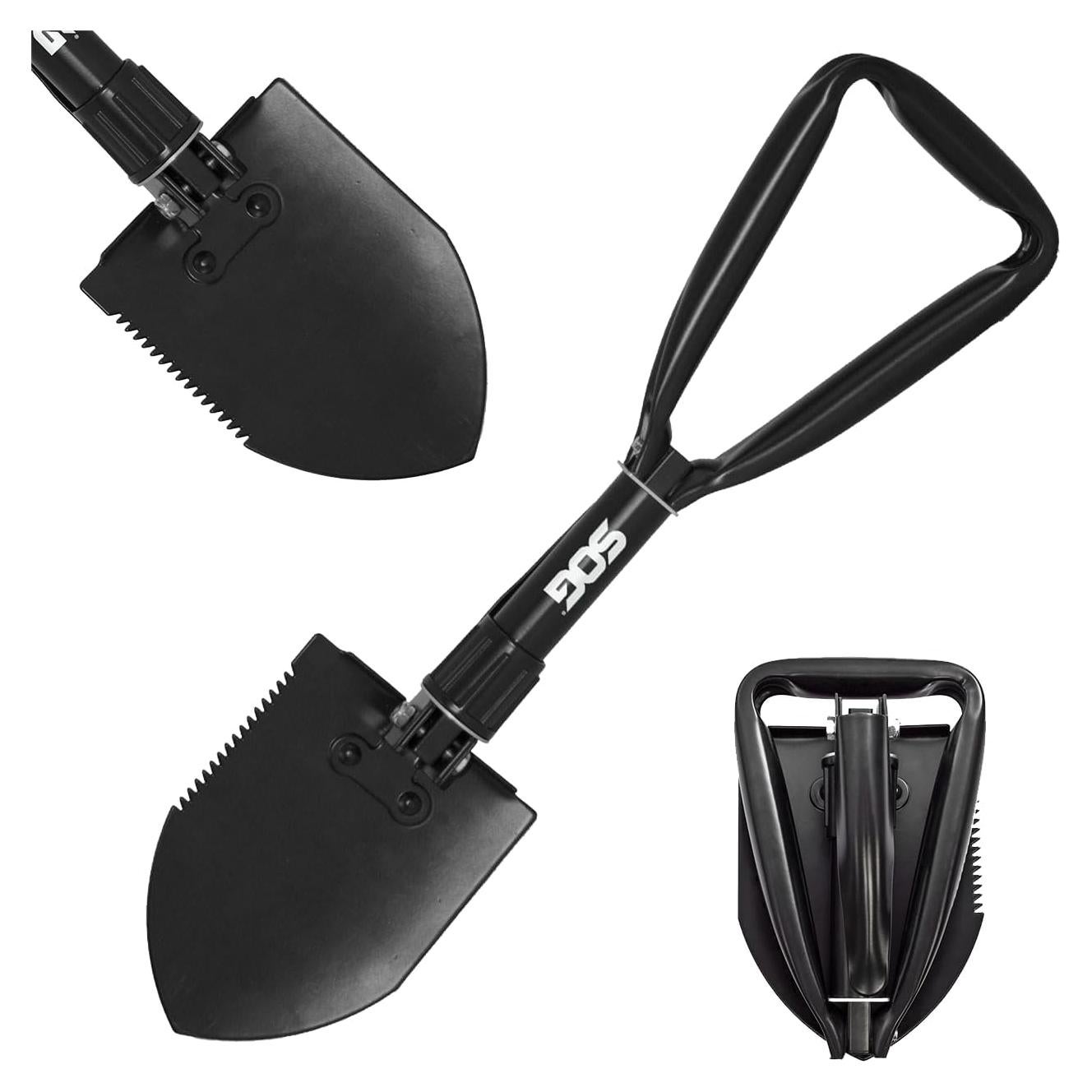 Pala Plegable SOG F08-N de Supervivencia 25,4 cm Negra