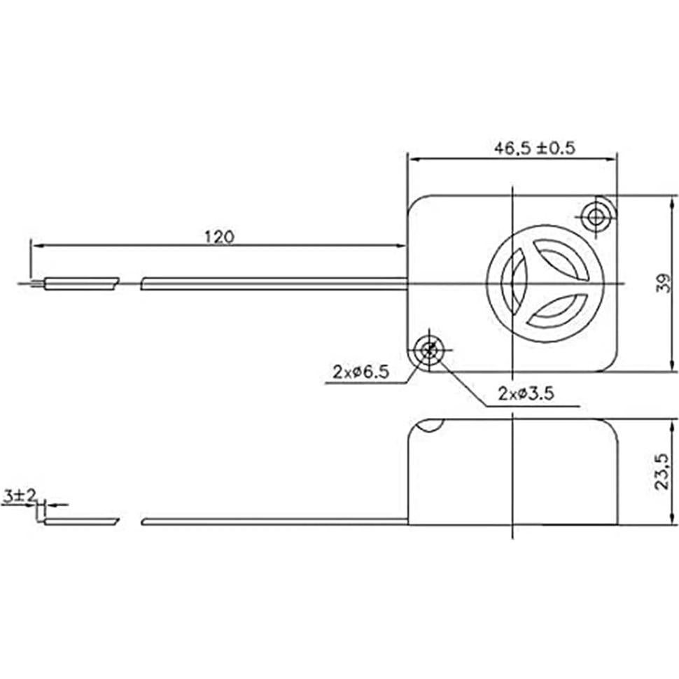 4 Piezas Alarma Piezo 110dB ShangHJ 12V Seguridad Antirrobo