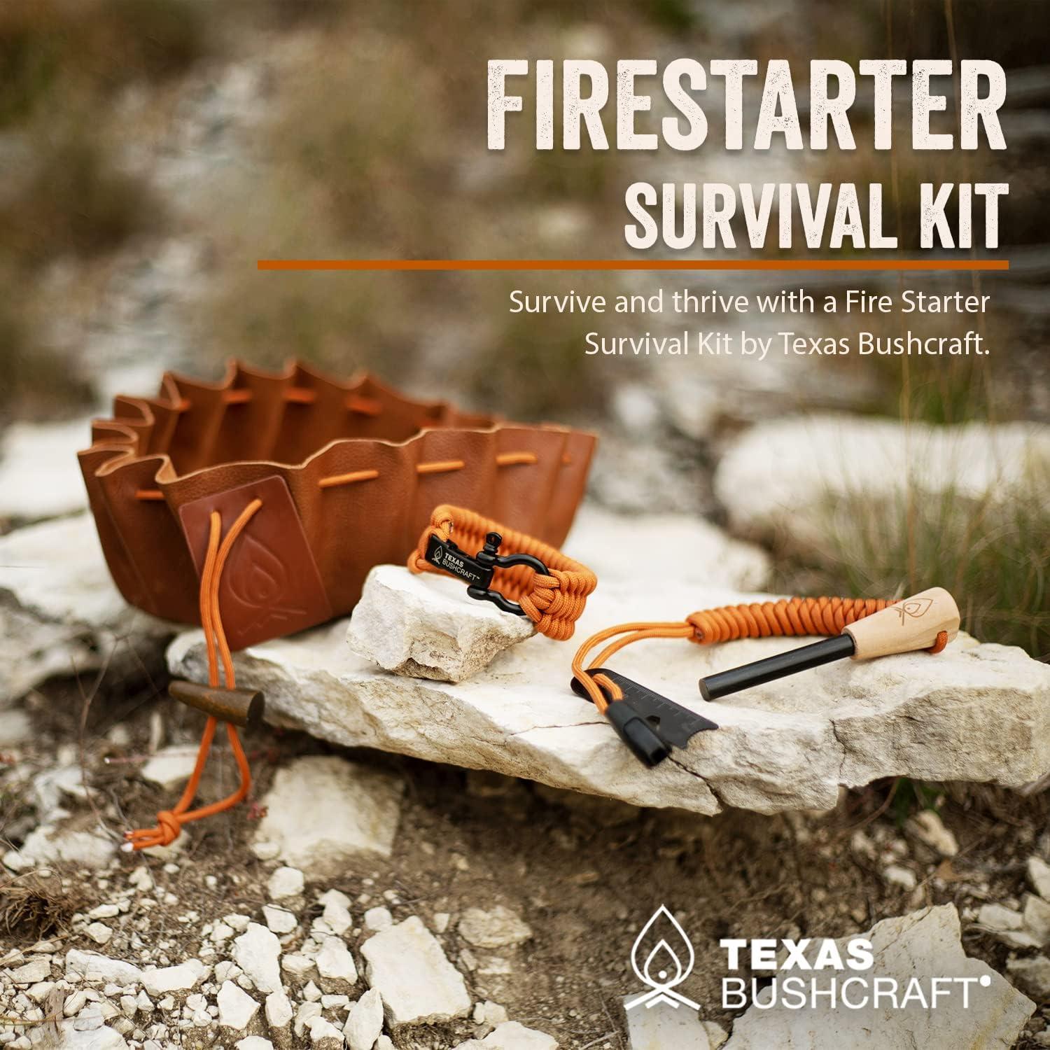 Kit de Supervivencia Texas Bushcraft - Fuego y Emergencia