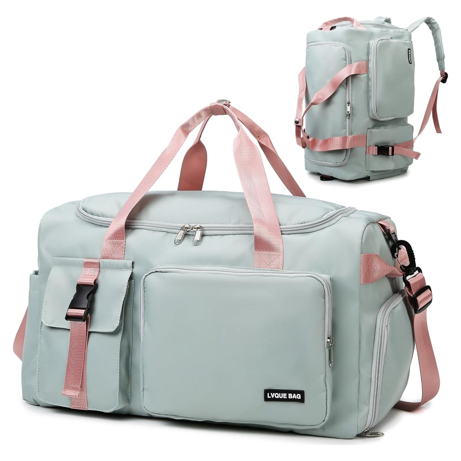 Bolsa de Deporte Eslcorri Duffle Unisex 42L Verde/Rosa