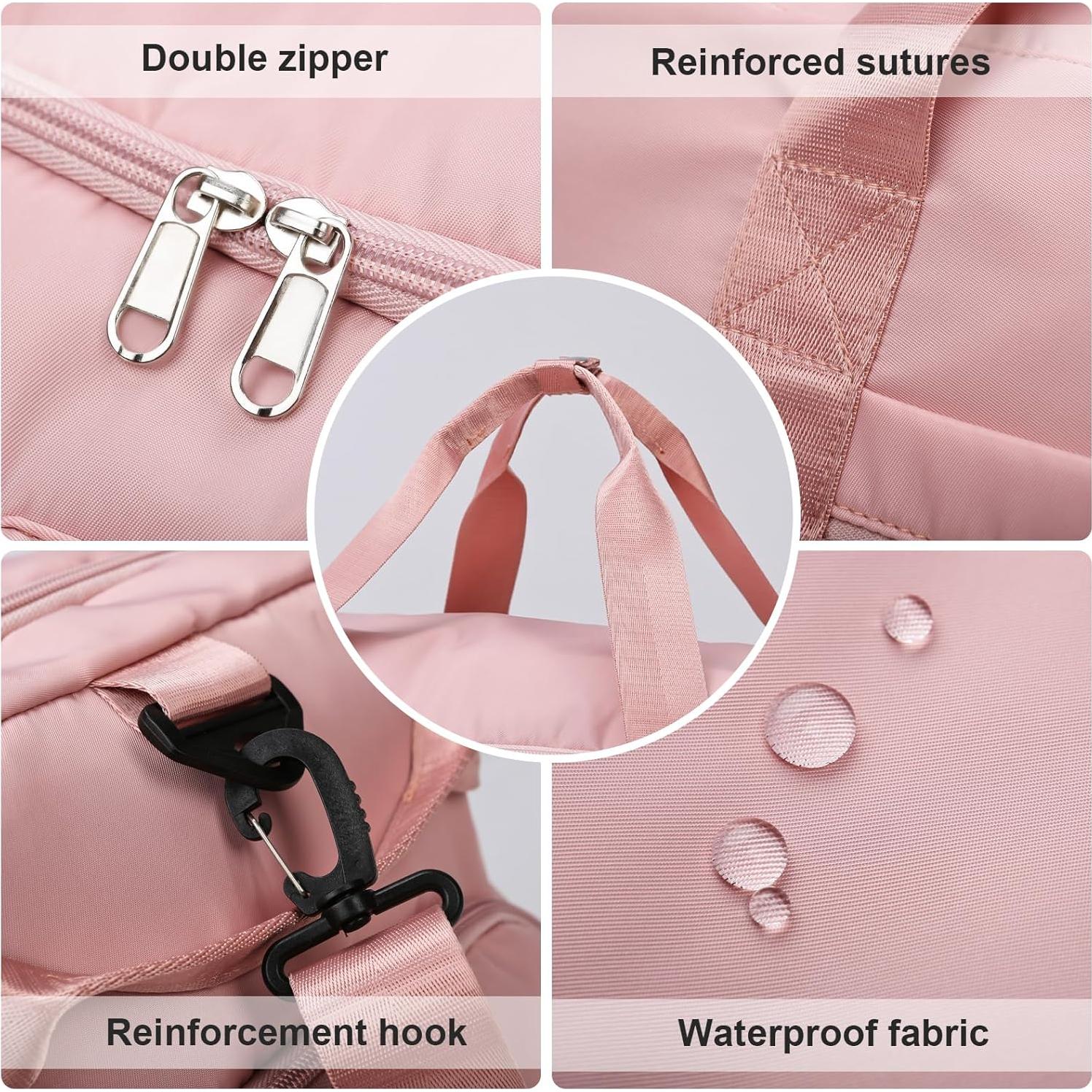 Bolsa de Deporte Eslcorri Duffle Unisex 42L Verde/Rosa